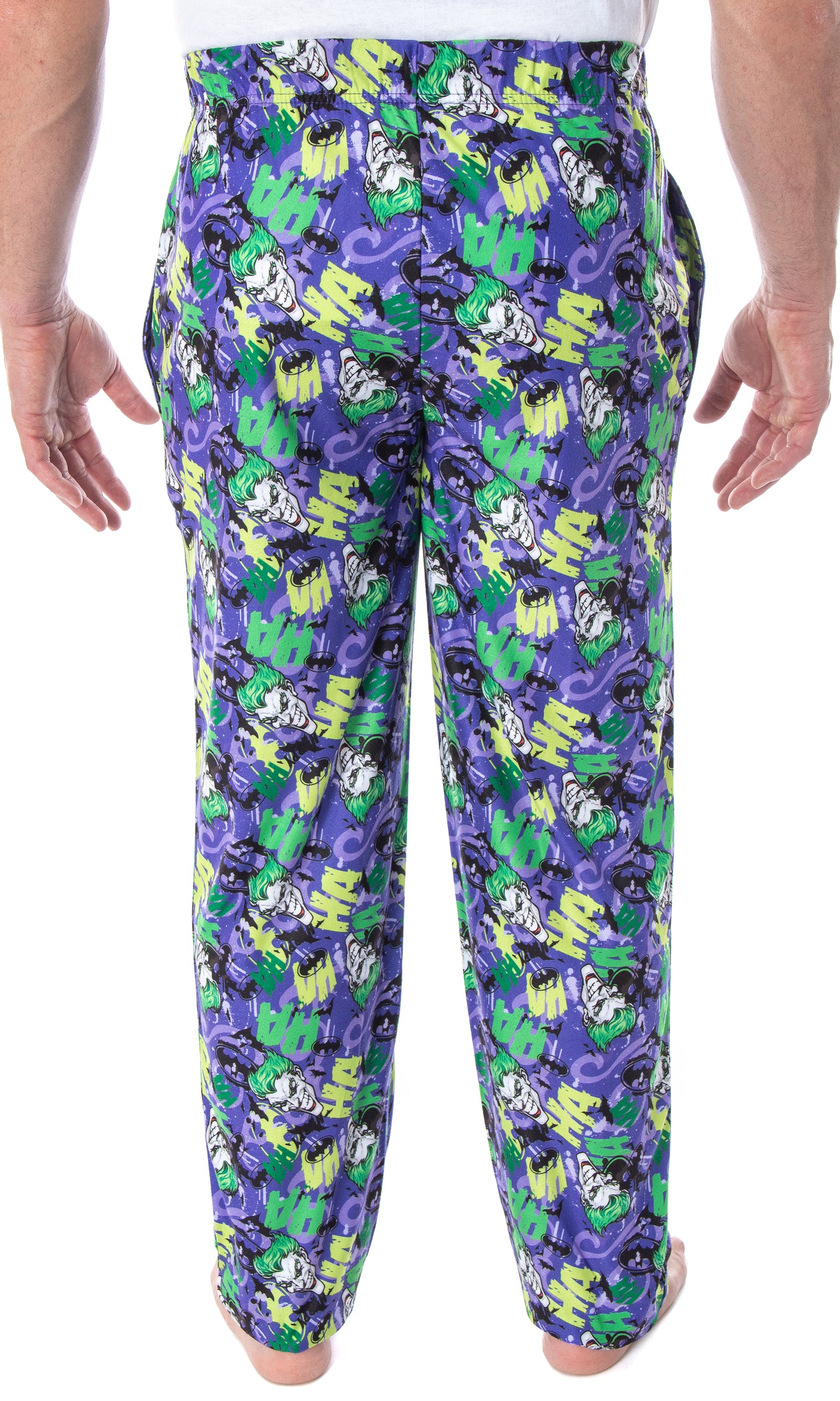 DC Comics Men's The Joker HA! HA! HA! Adult Sleep Lounge Pajama Pants