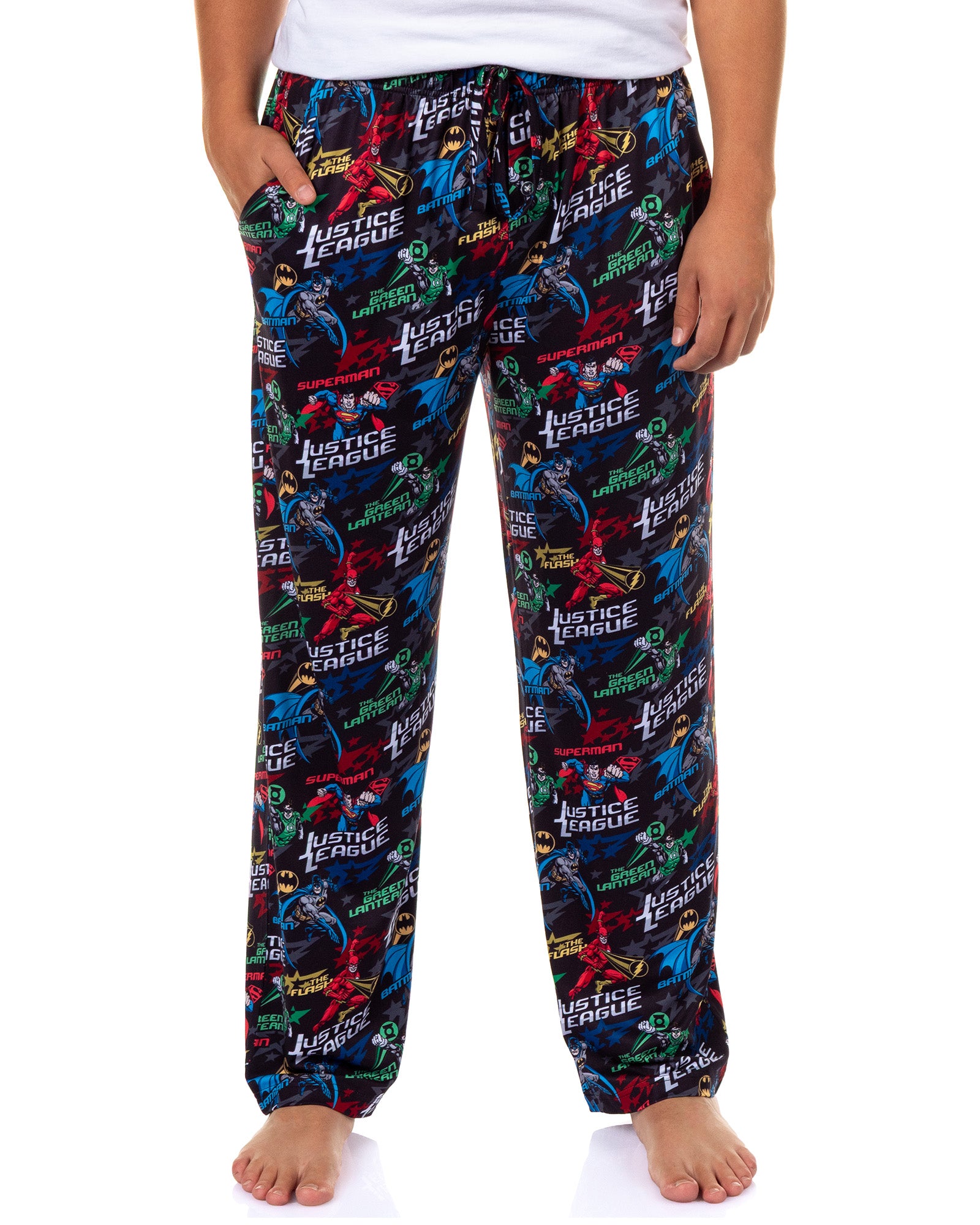 DC Comics Justice League Pajamas Men's Superhero Lounge Sleep PJ Pants