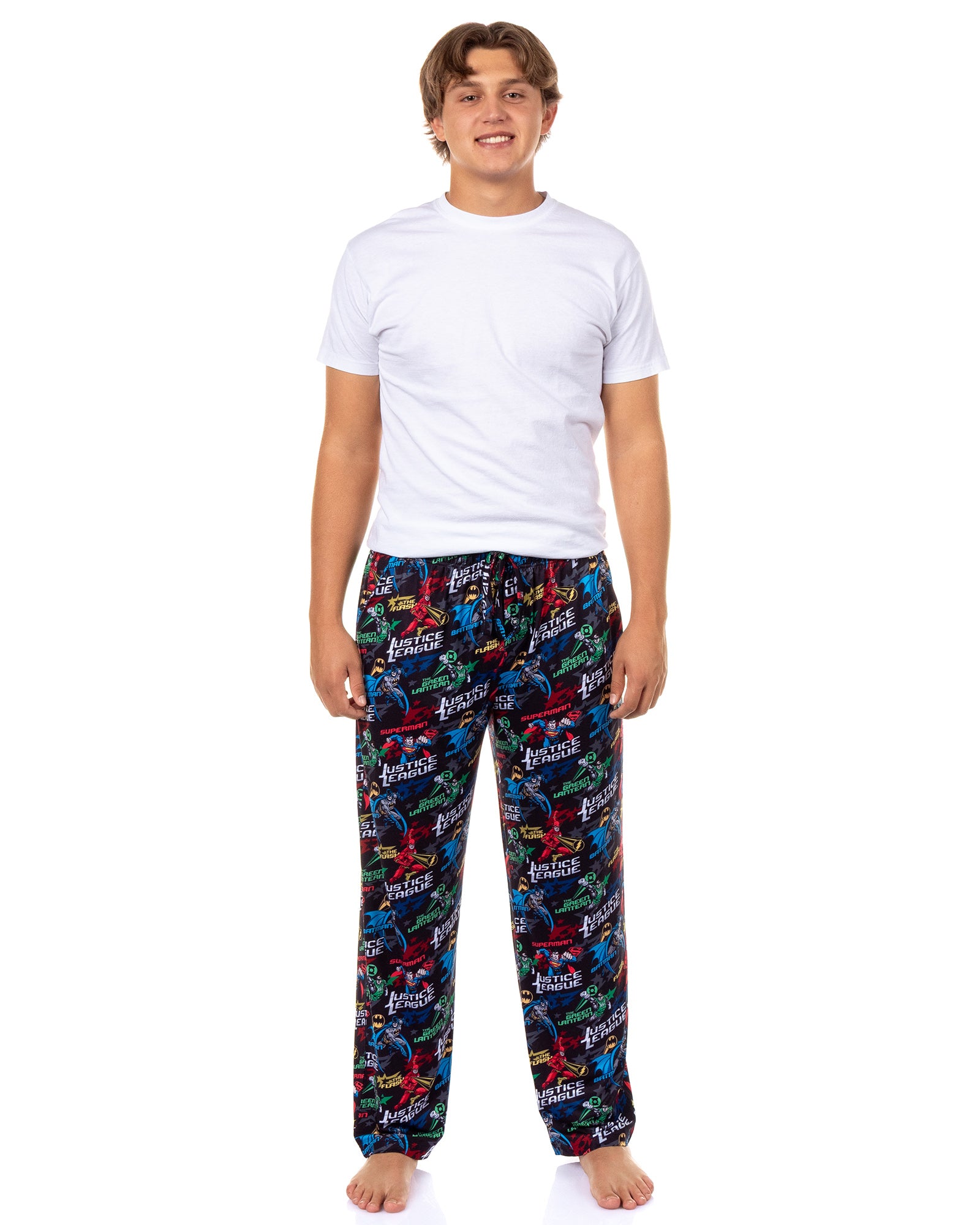 DC Comics Justice League Pajamas Men's Superhero Lounge Sleep PJ Pants