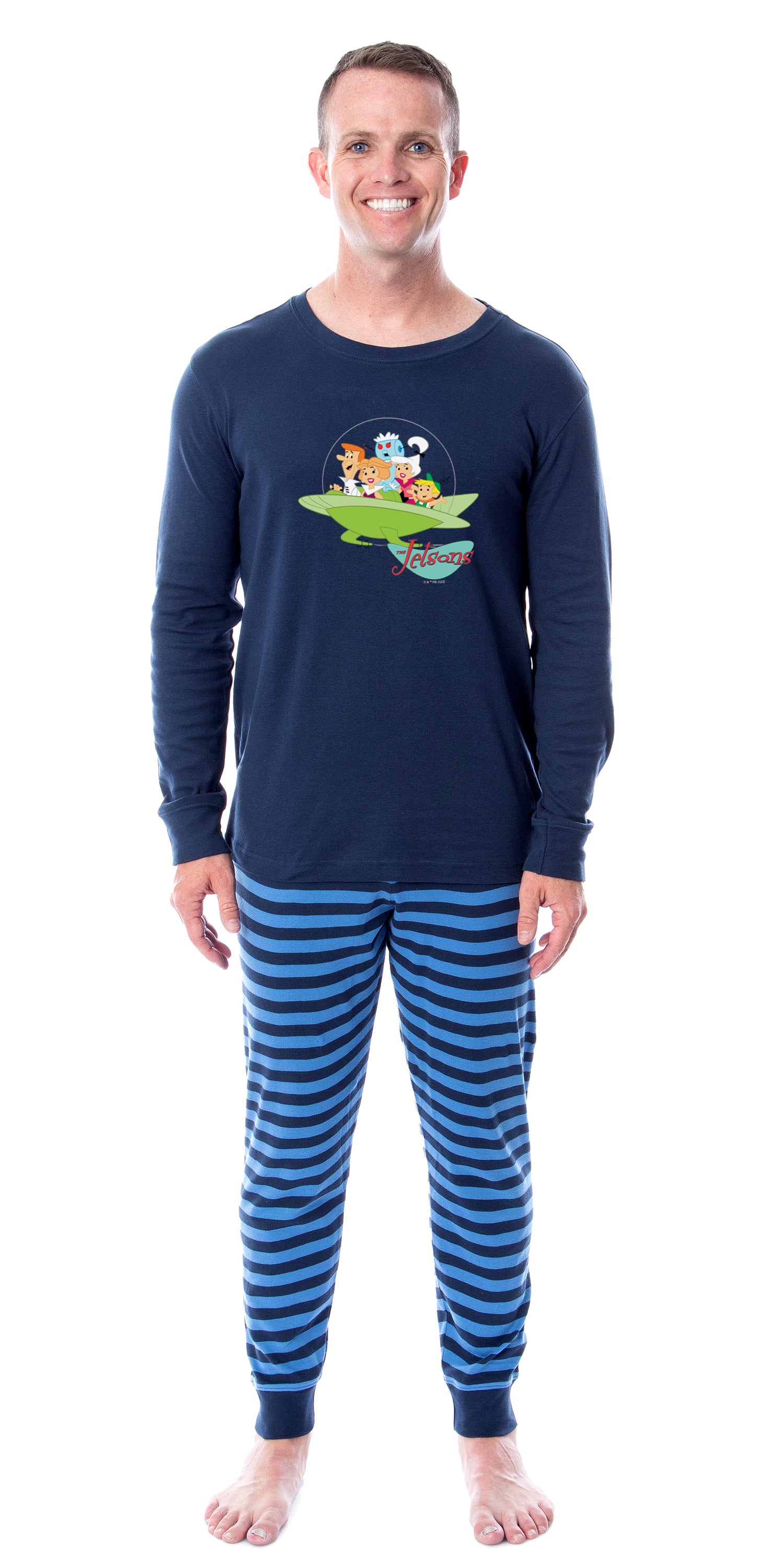 The Jetsons Family Classic George Jane Judy Sleep 2 Piece Pajama Set