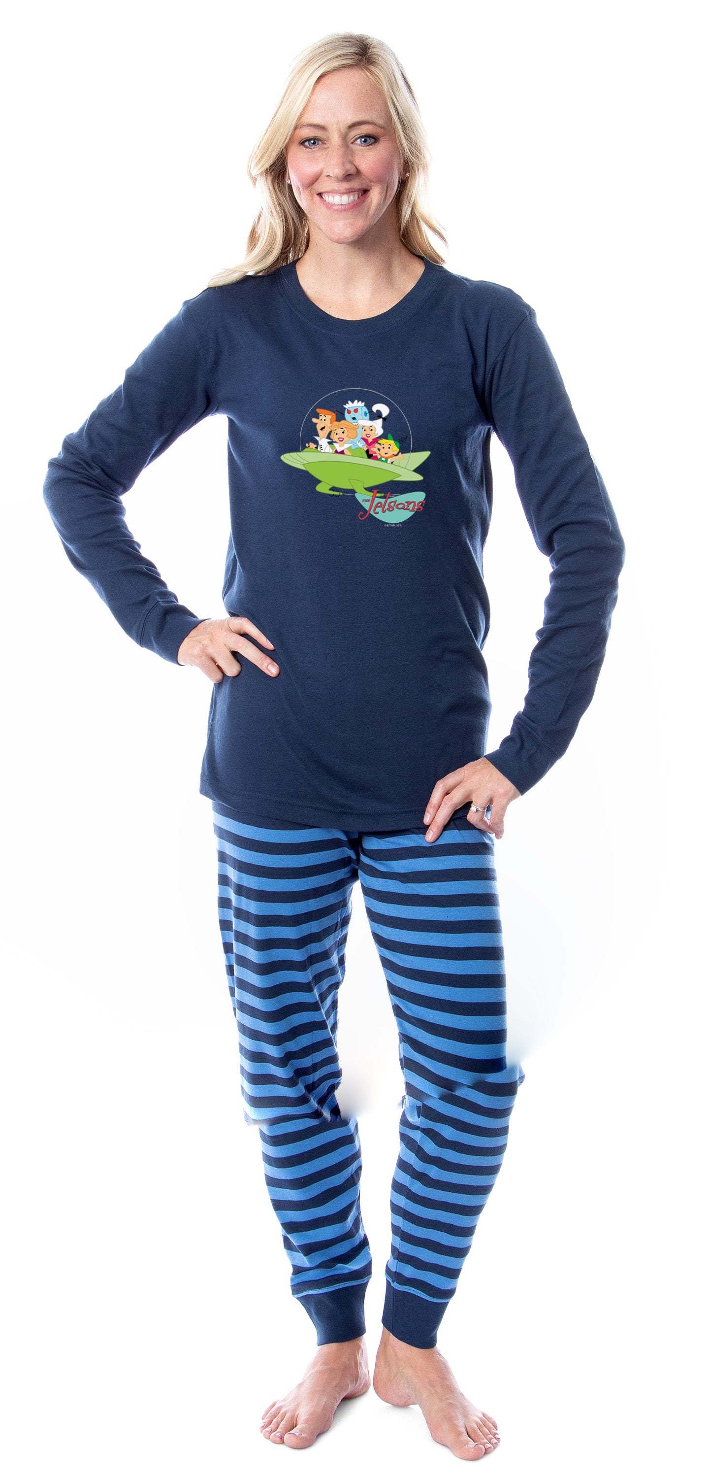 The Jetsons Family Classic George Jane Judy Sleep 2 Piece Pajama Set