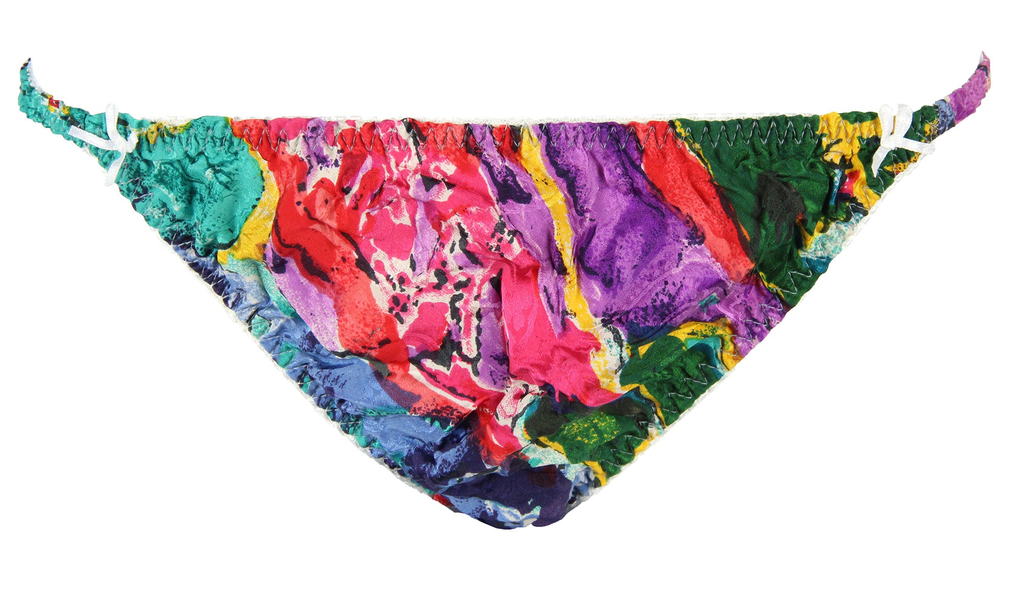 INTIMO Womens Classic Silk String Bikini Underwear