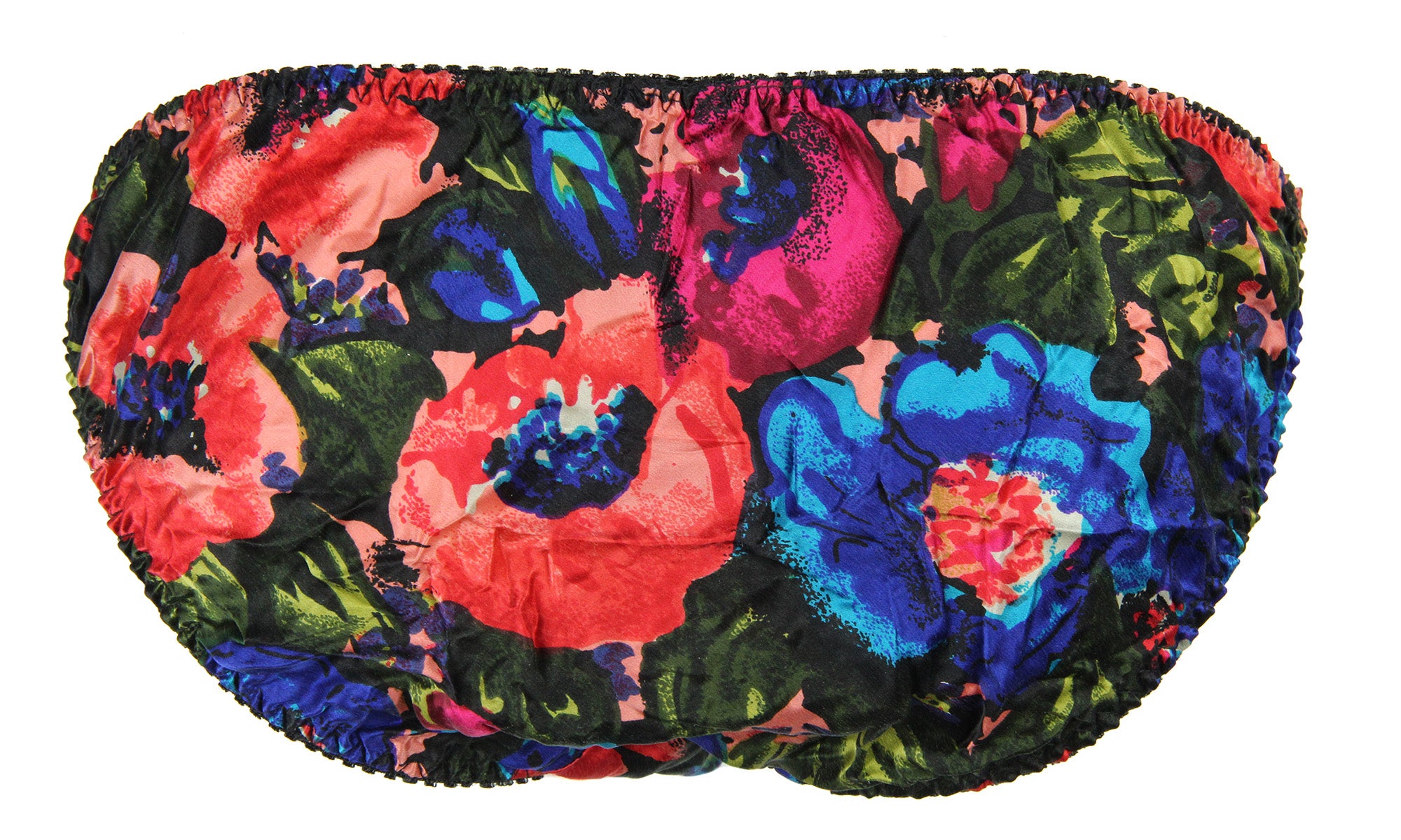 INTIMO Womens' Classic Silk String Bikini Underwear Panties (Cherry, L)