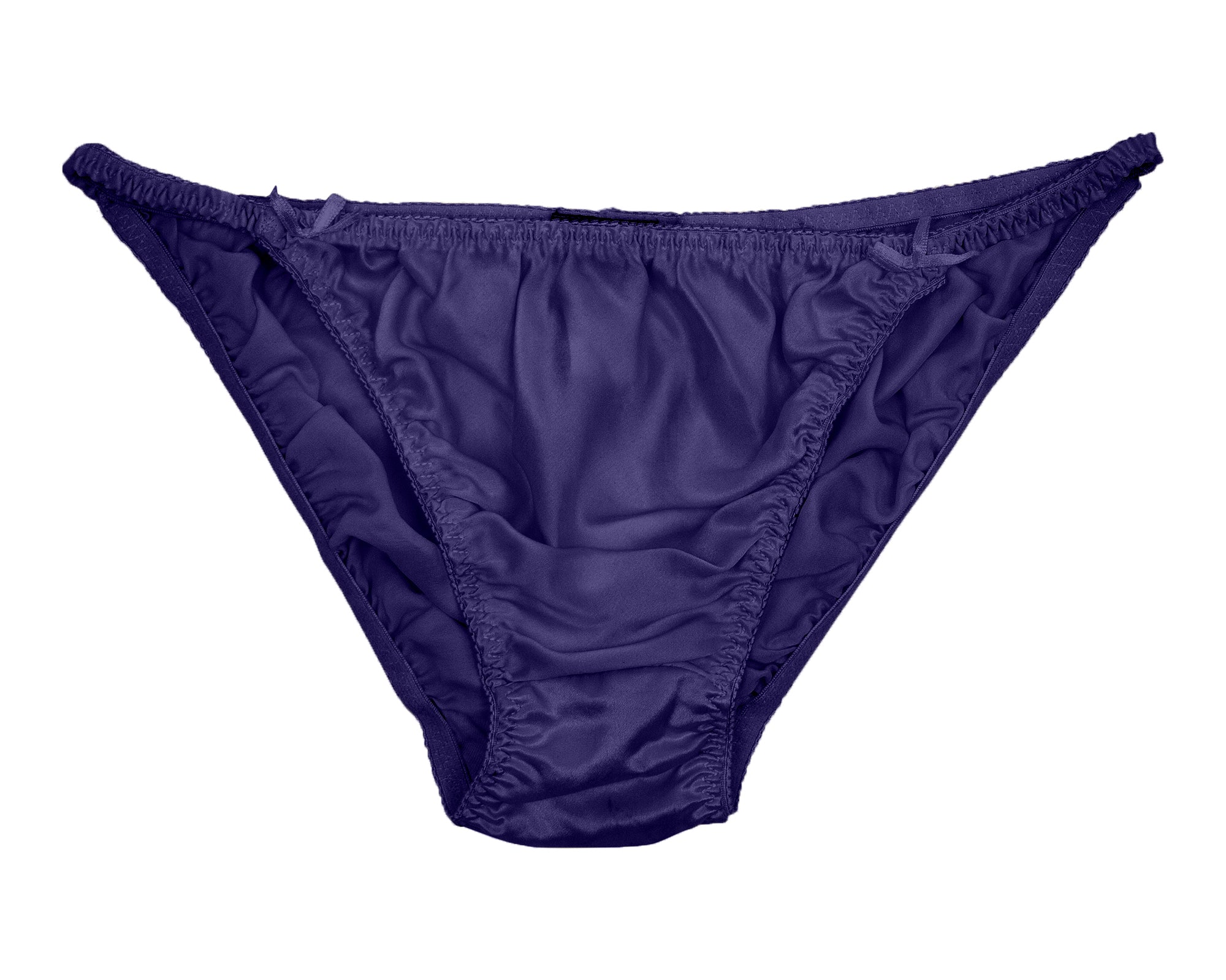INTIMO Womens Classic Silk String Bikini Underwear