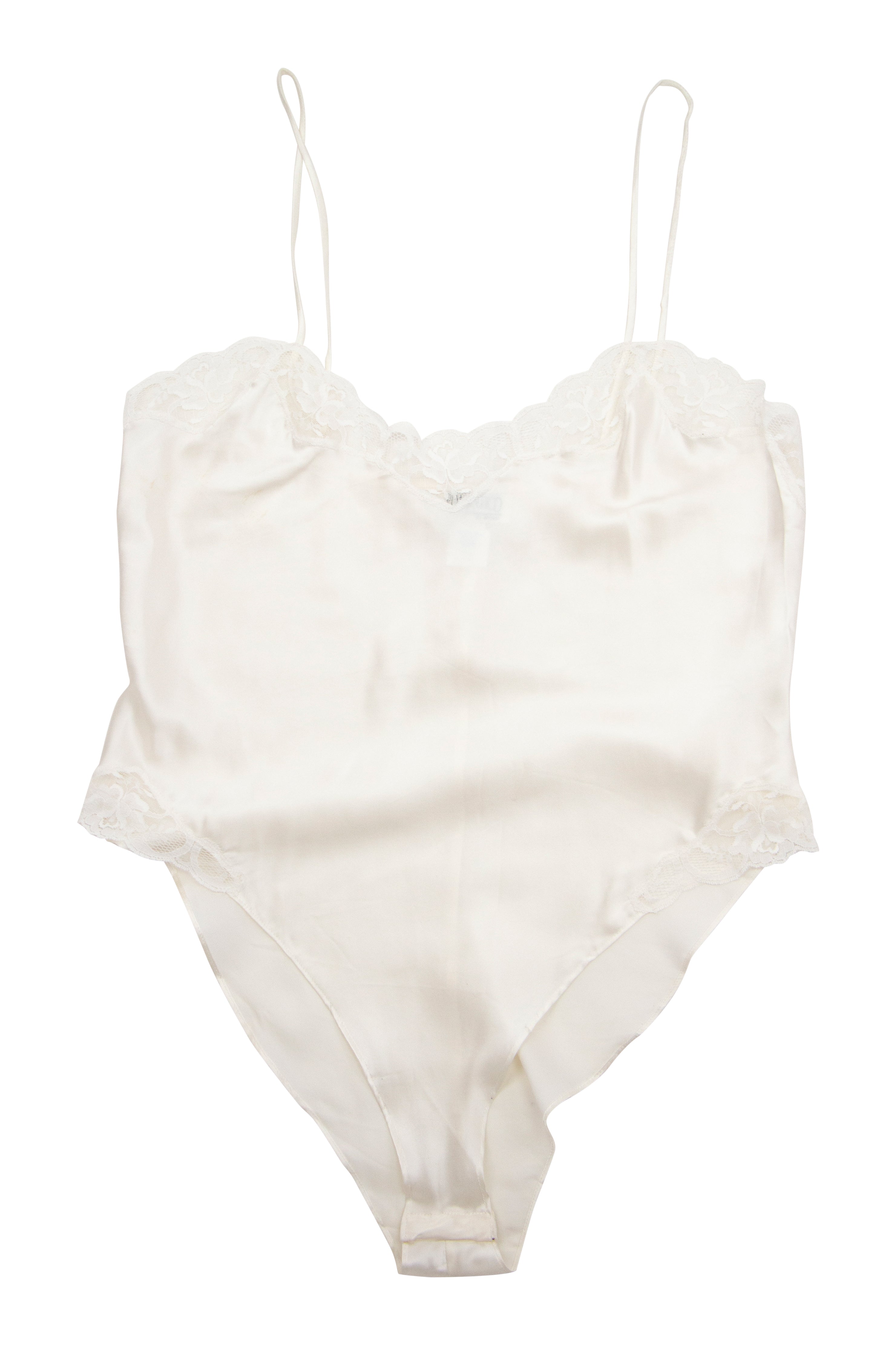 Intimo Womens Silk Lace Teddy Top