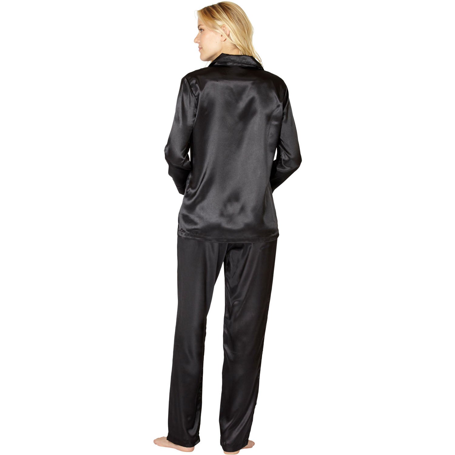 Intimo Womens Poly Charmeuse Pajama Set