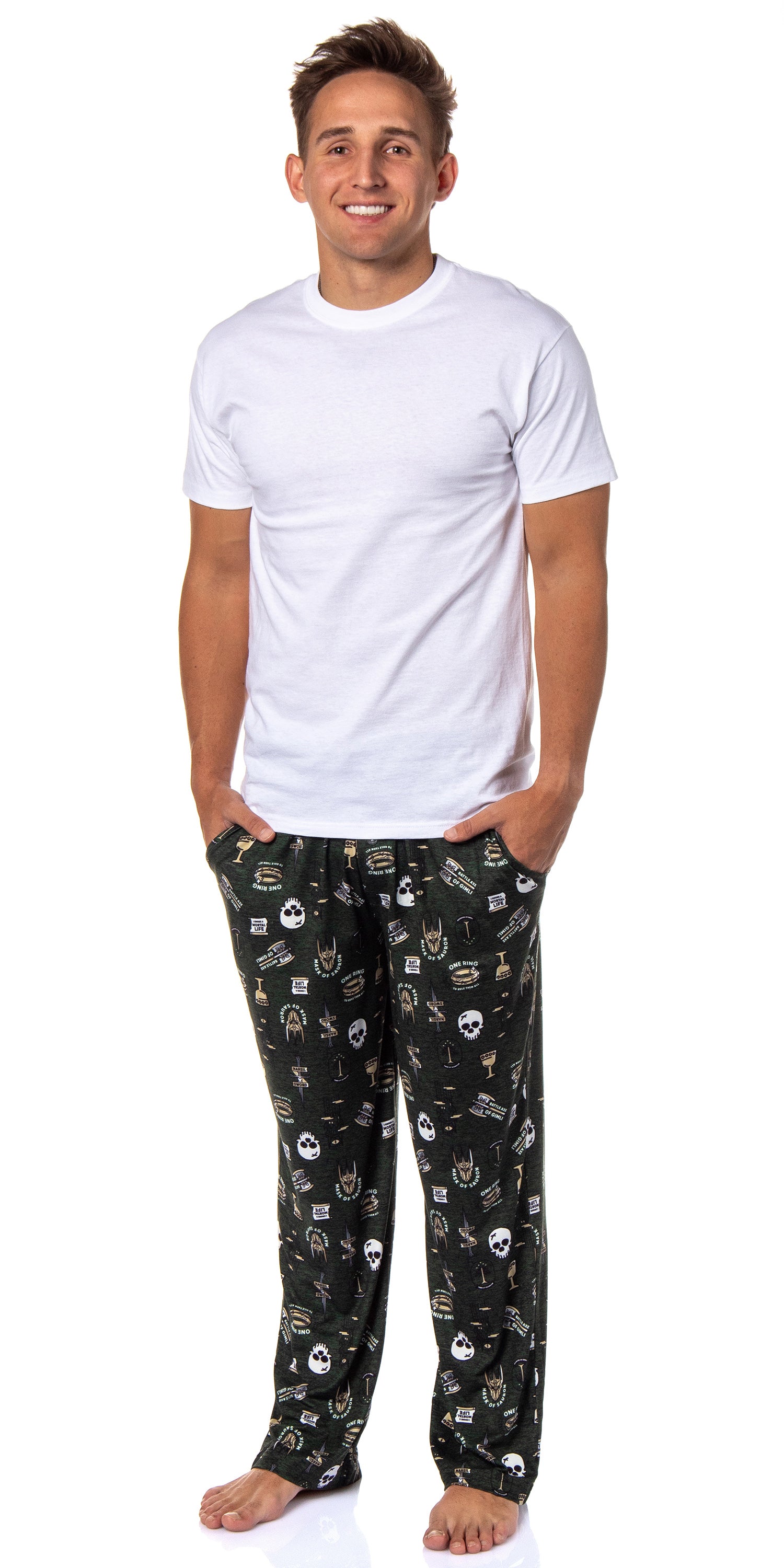 The Lord Of The Rings Men's Movie One Ring Sauron Sleep Pajama Pants