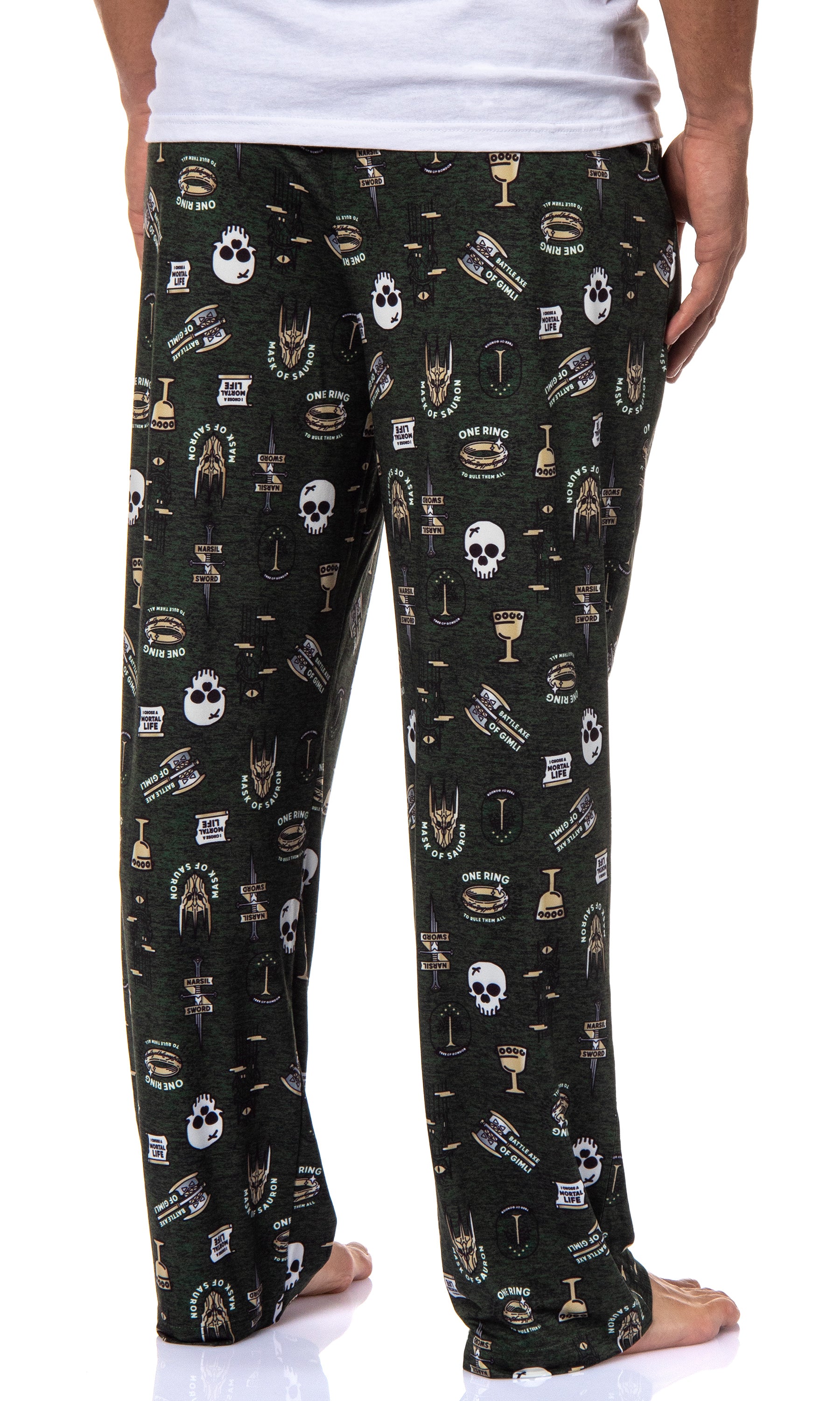 The Lord Of The Rings Men's Movie One Ring Sauron Sleep Pajama Pants