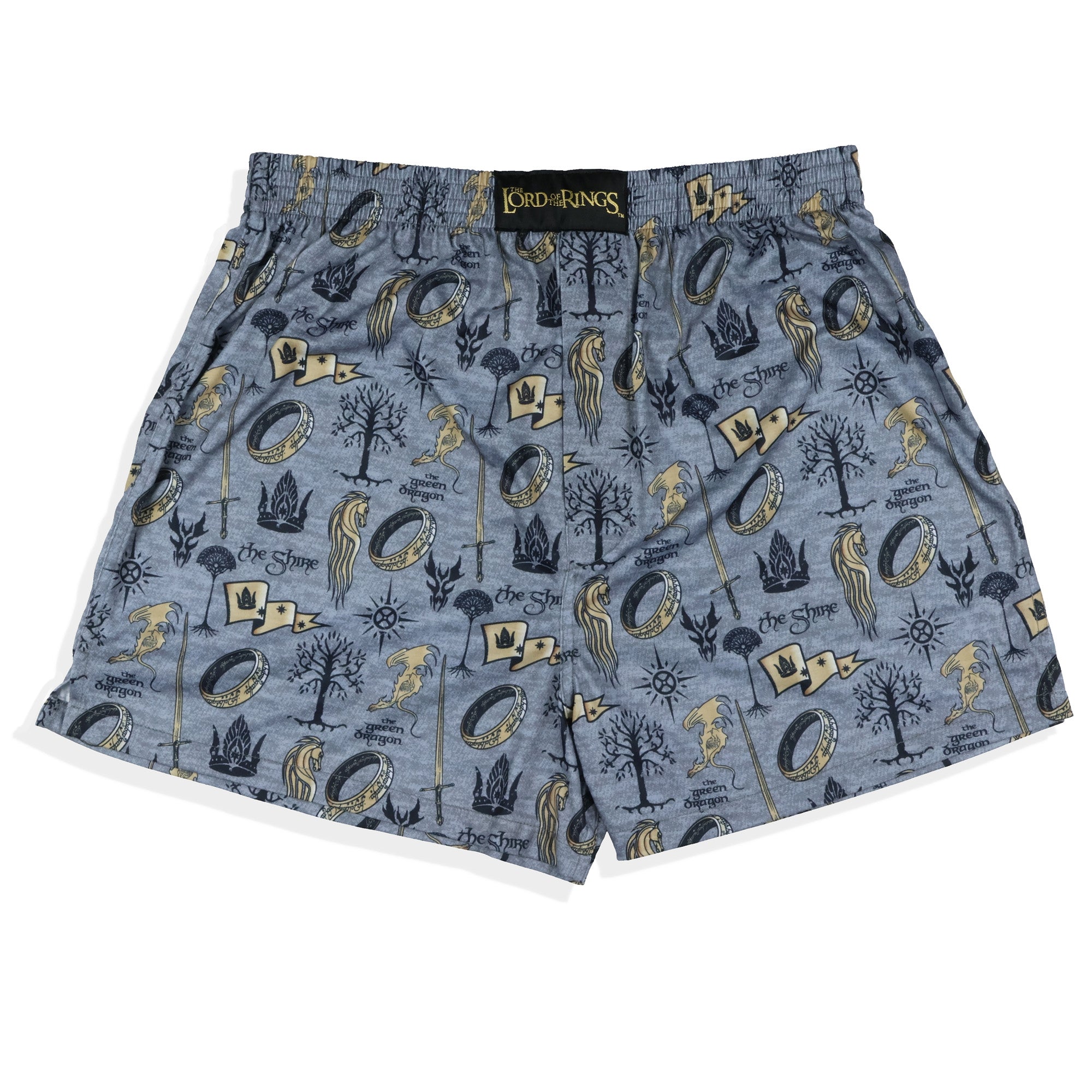 Lord of The Rings Boxer Shorts Icons One Ring Tree of Gondor Underwear