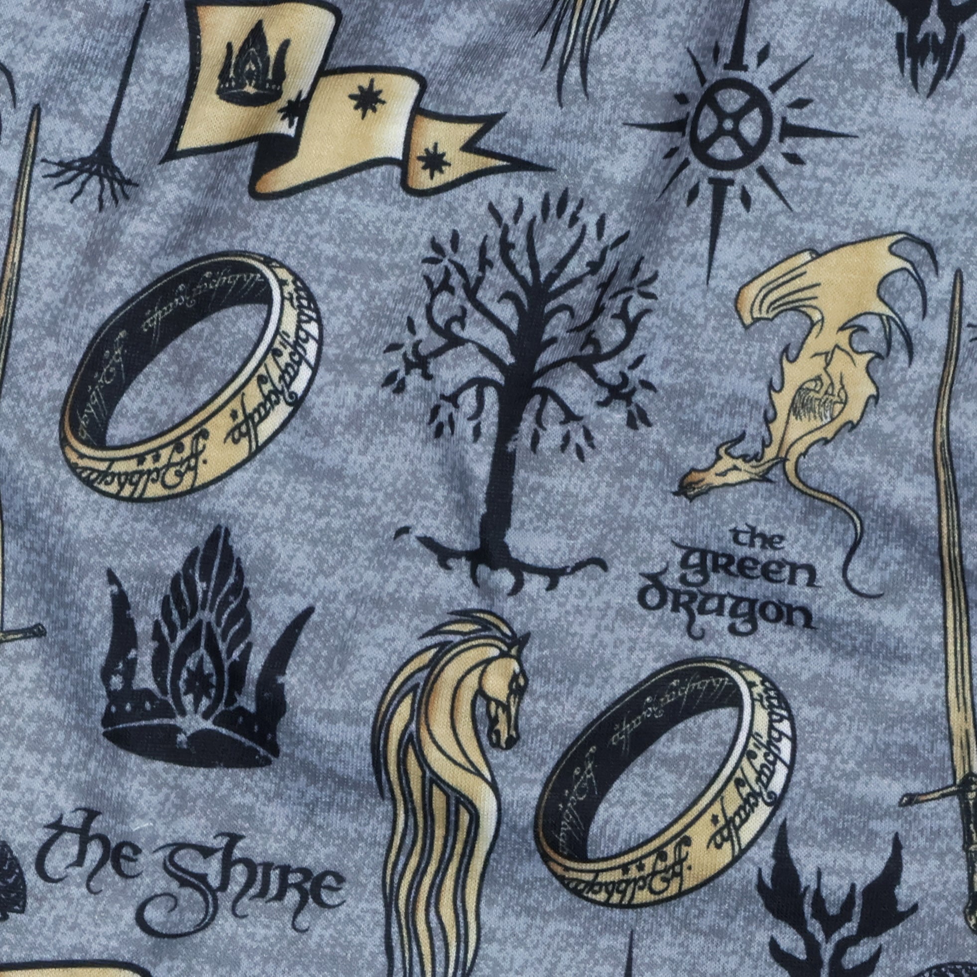 Lord of The Rings Boxer Shorts Icons One Ring Tree of Gondor Underwear