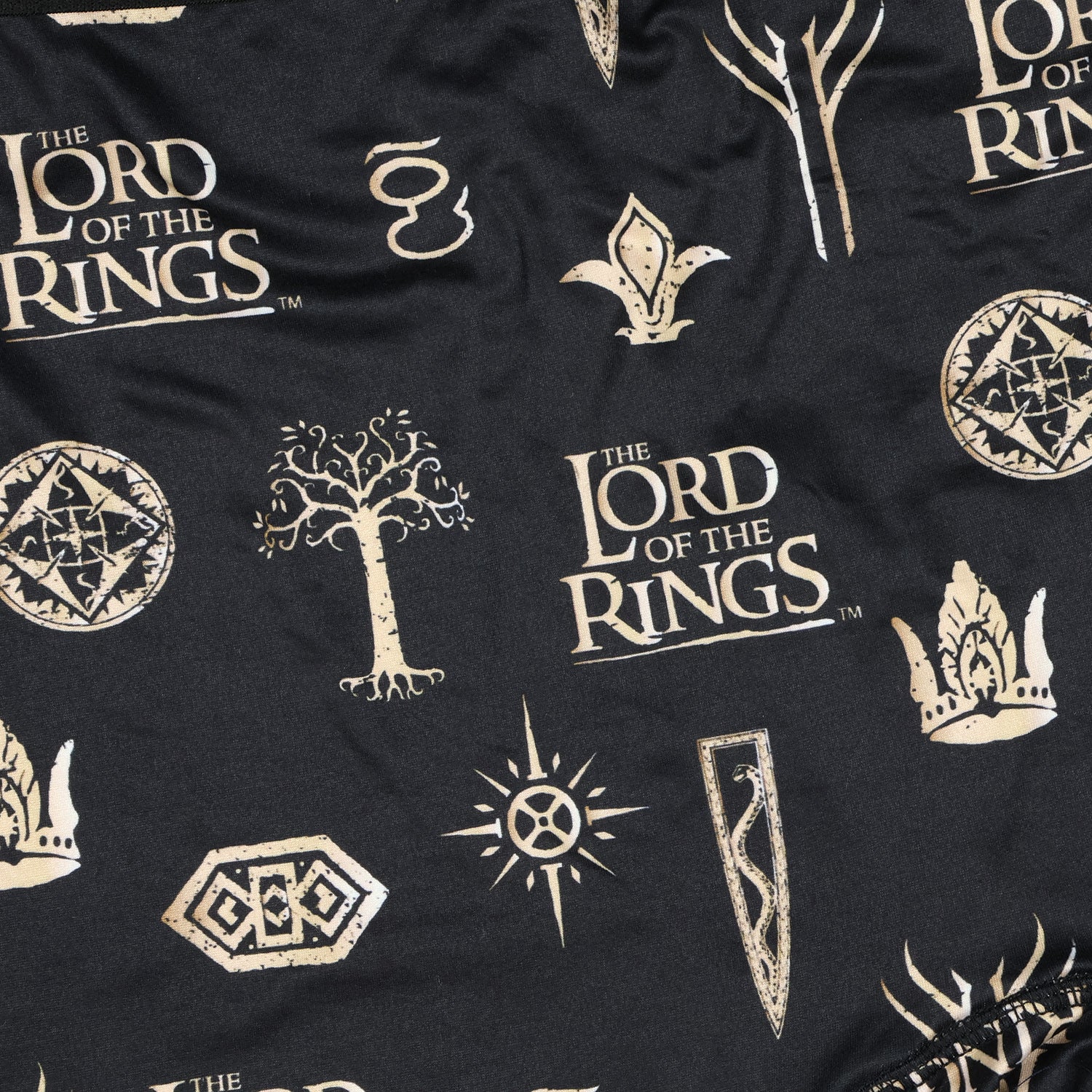 The Lord of The Rings Boxer Briefs Mens' LOTR Symbol Design Underwear