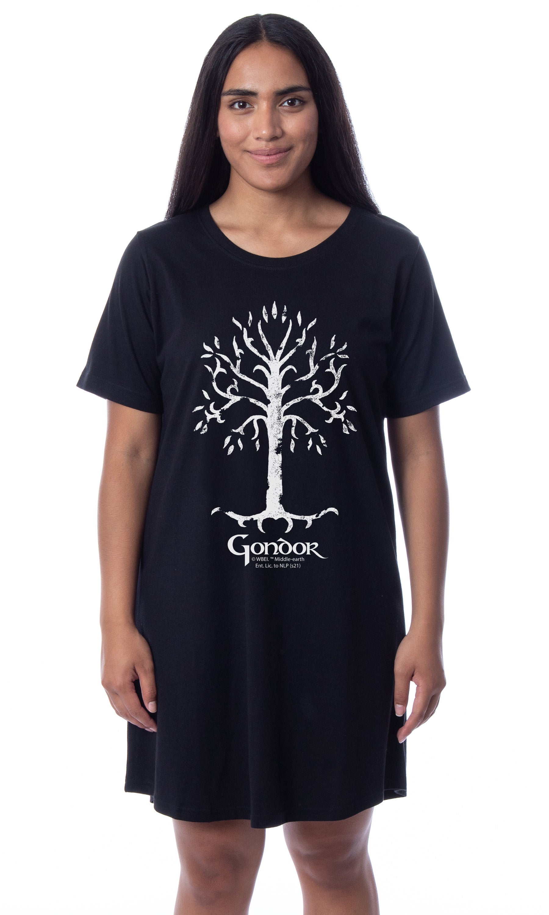 The Lord Of The Rings Womens' Gondor Nightgown Sleep Pajama Dress