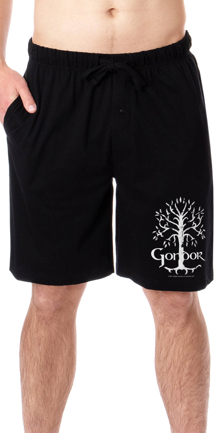 The Lord Of The Rings Mens' Gondor White Tree Sleep Pajama Shorts