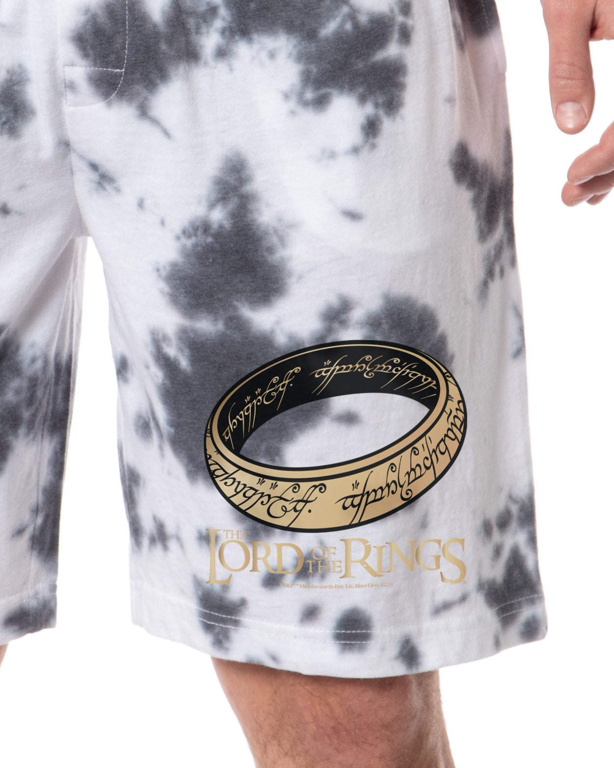 The Lord Of The Rings Men's Ring Of Power Sleep Pajama Shorts For Adults