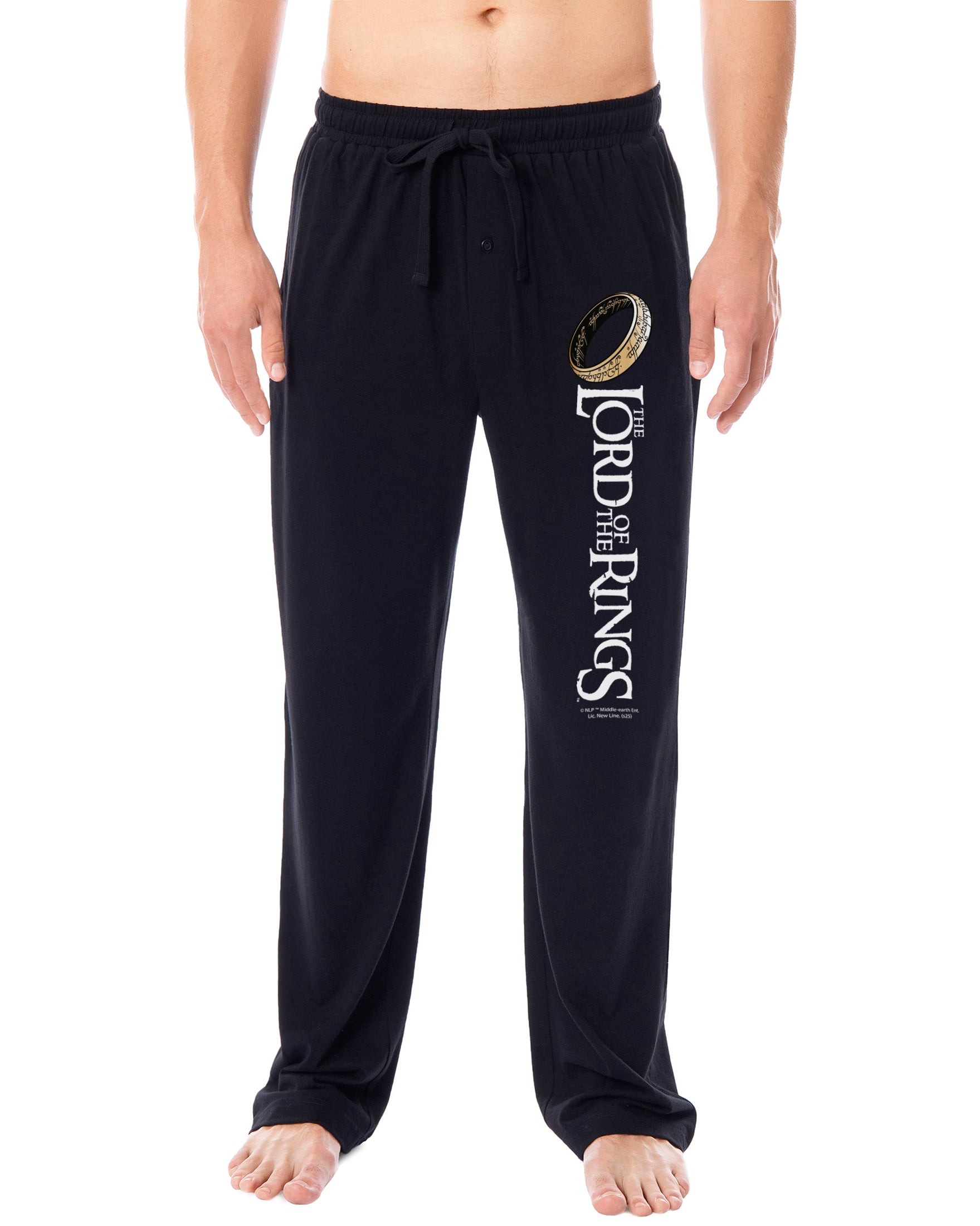 The Lord Of The Rings Men's One Ring Sleep Lounge Pajama Pants For Adults