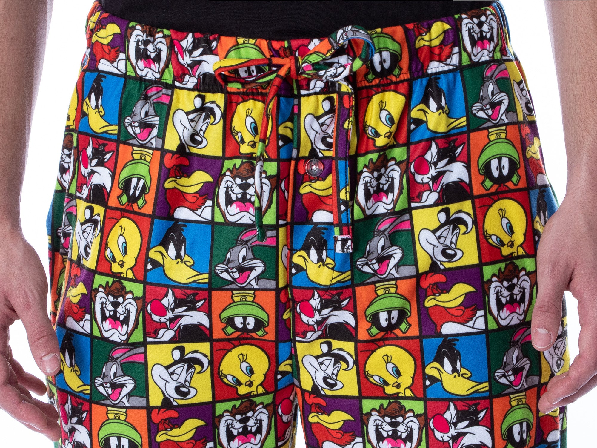 Looney Tunes Men's Character Grid Allover Print Sleep Lounge Pajama Pants