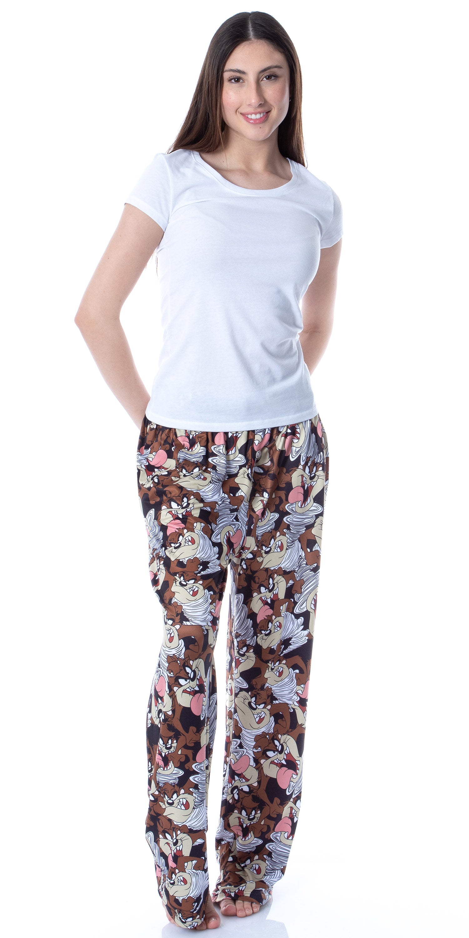 Looney Tunes Mens' Character Tasmanian Devil Taz Sleep Pajama Pants