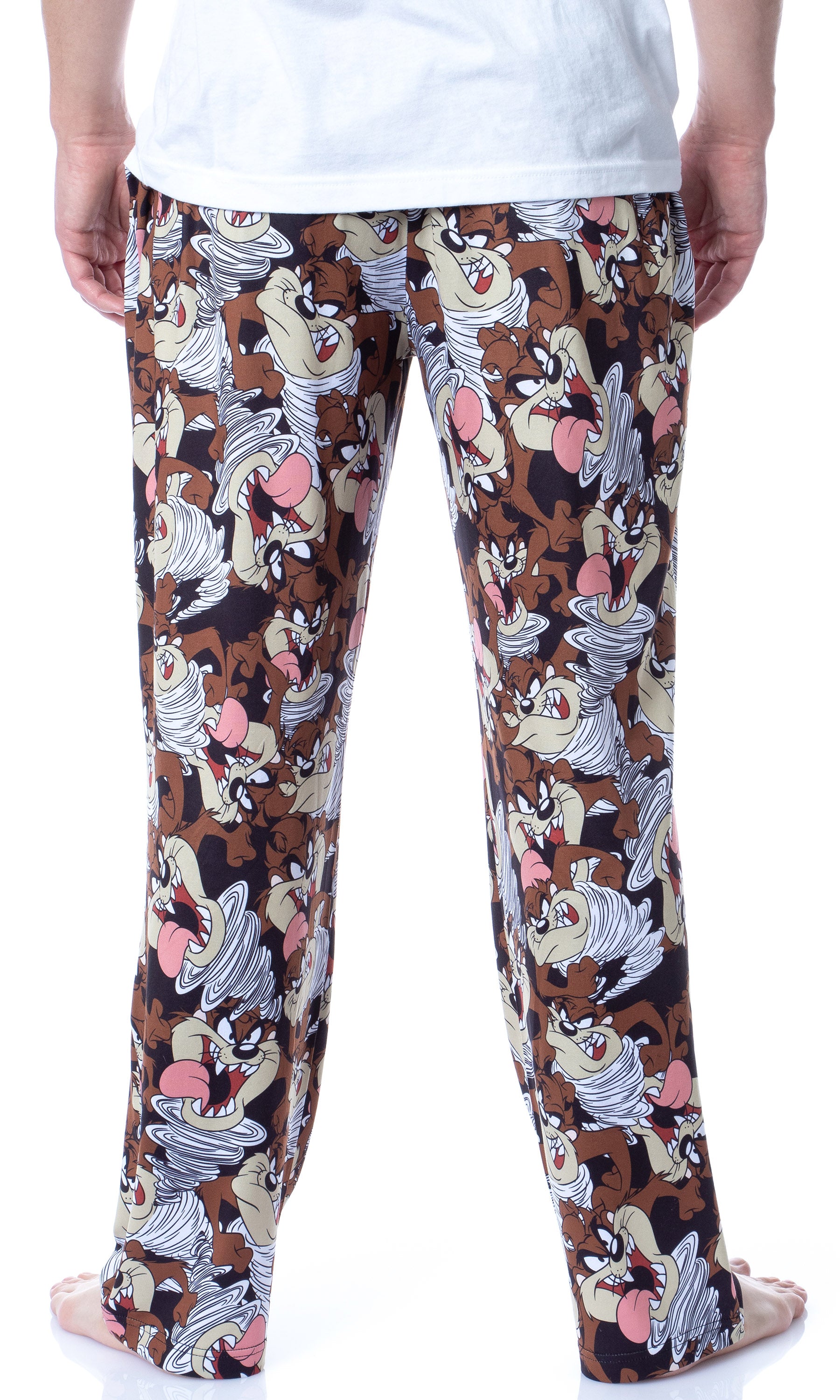 Looney Tunes Mens' Character Tasmanian Devil Taz Sleep Pajama Pants