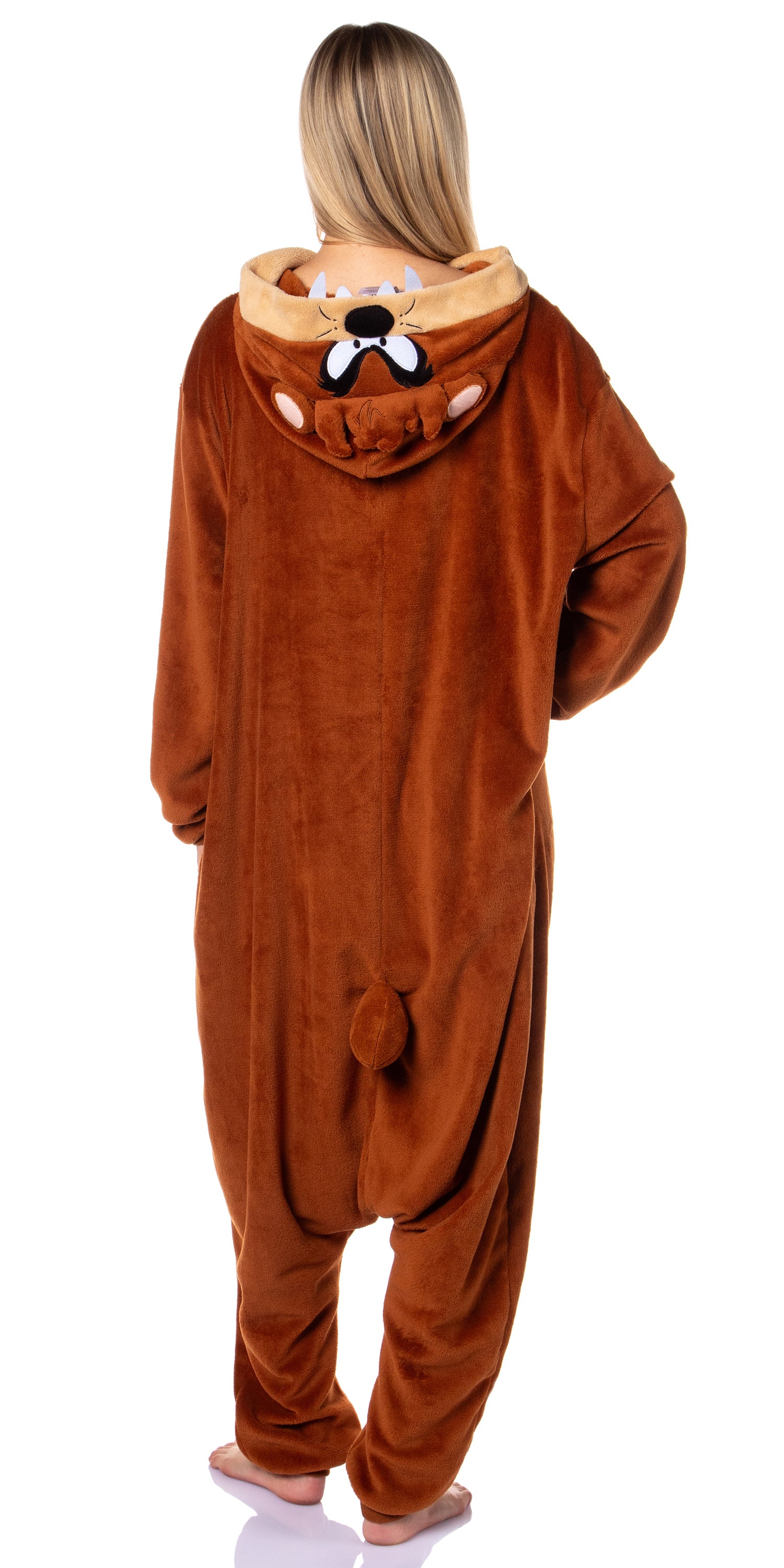 Looney Tunes Union Suit Men's Tasmanian Devil Costume Kigurumi Pajama (XXS/XS)