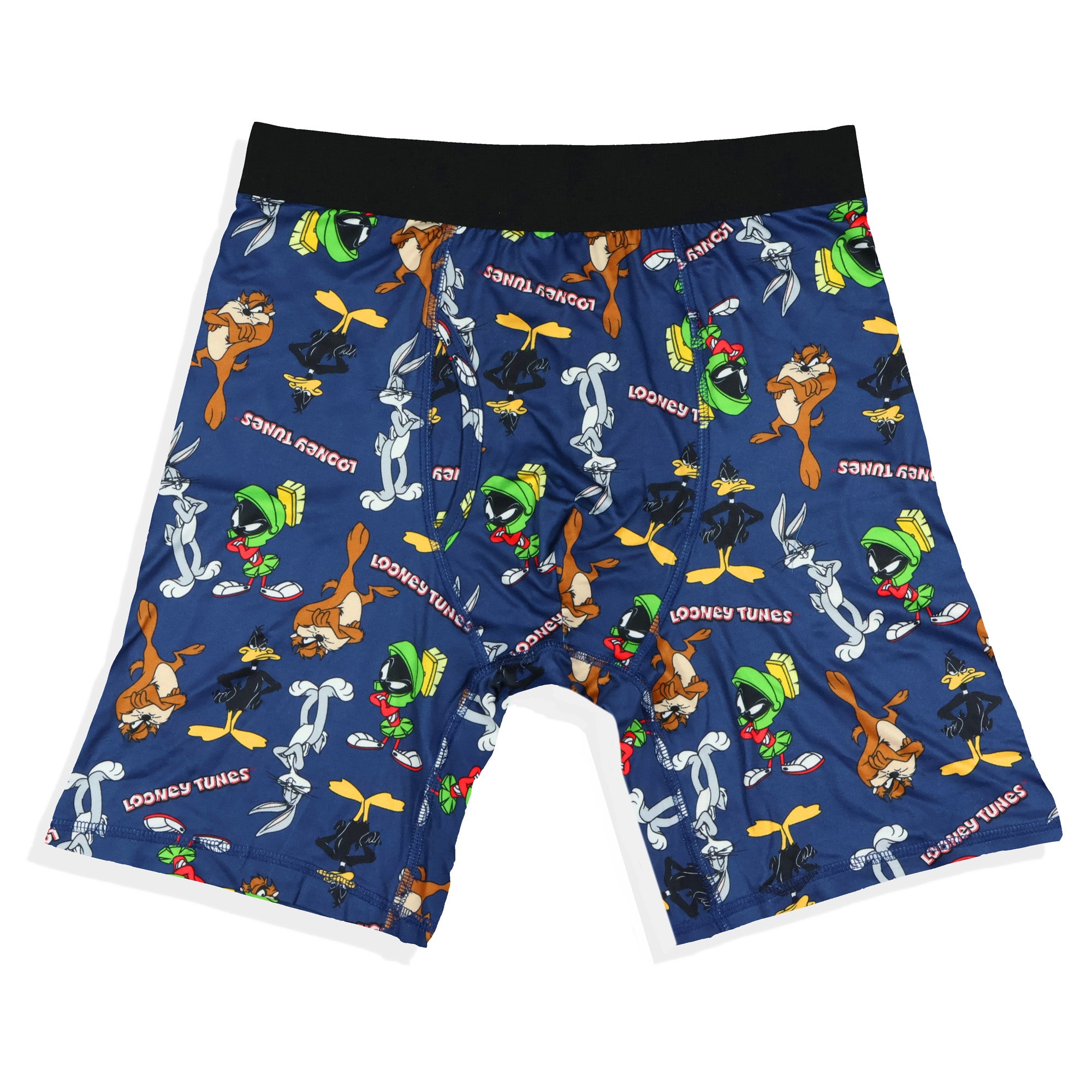 Looney Tunes Boxer Briefs Men's Allover Character Design Tight Fit Underwear