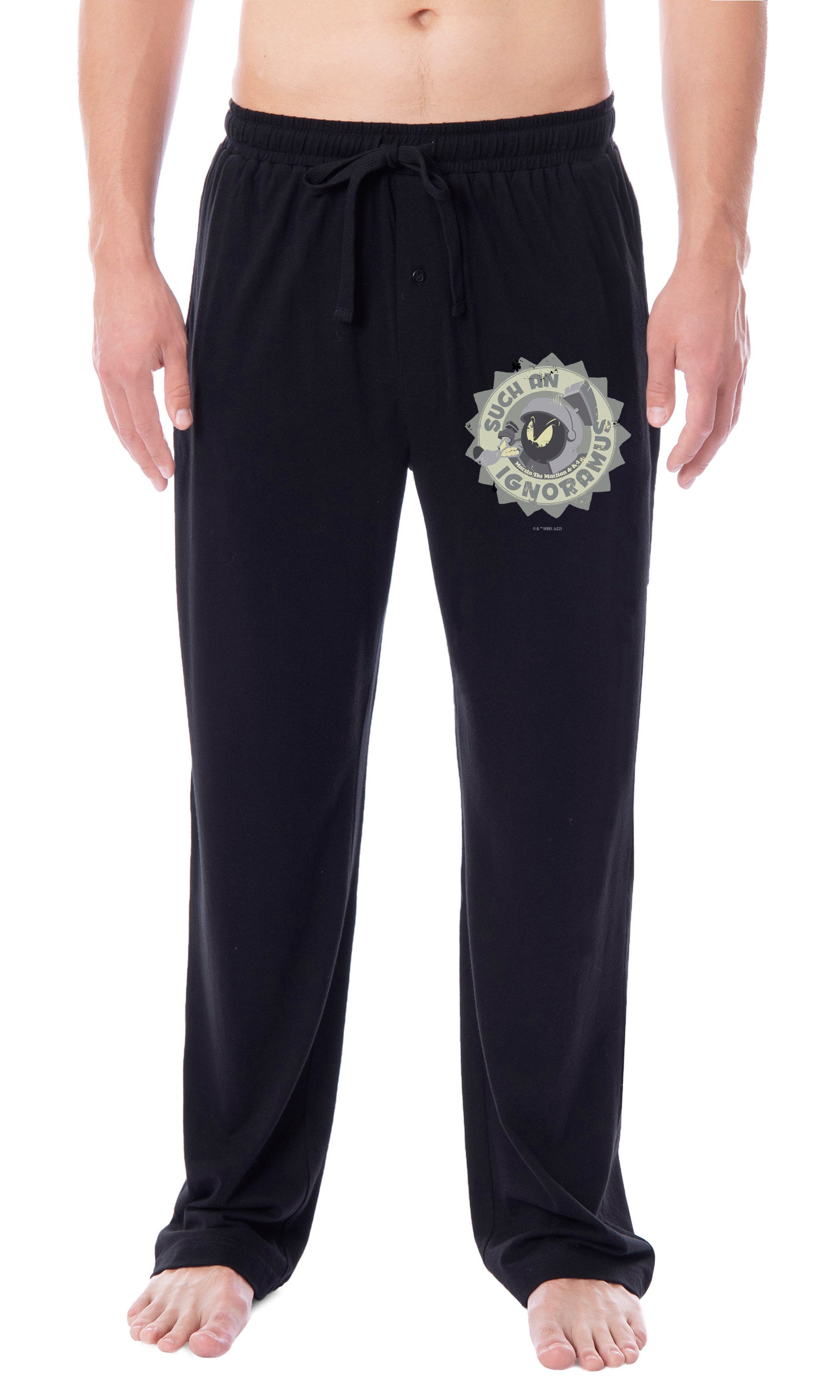 Looney Tunes Mens' Classic Marvin The Martian Character Sleep Pajama Pants