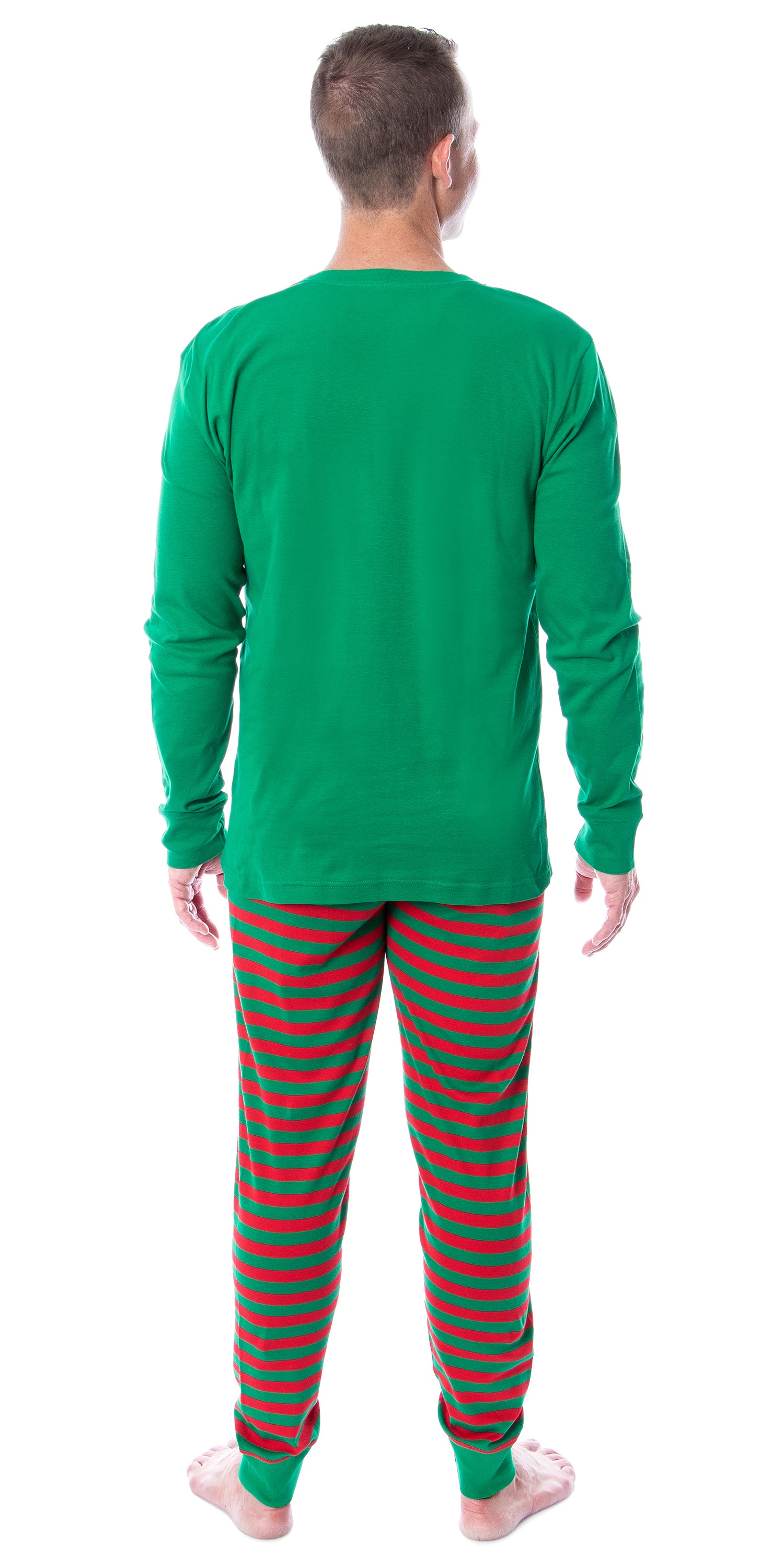Looney Tunes Marvin the Martian Christmas Season's Greetings Character Tight Fit Matching Pajama Set