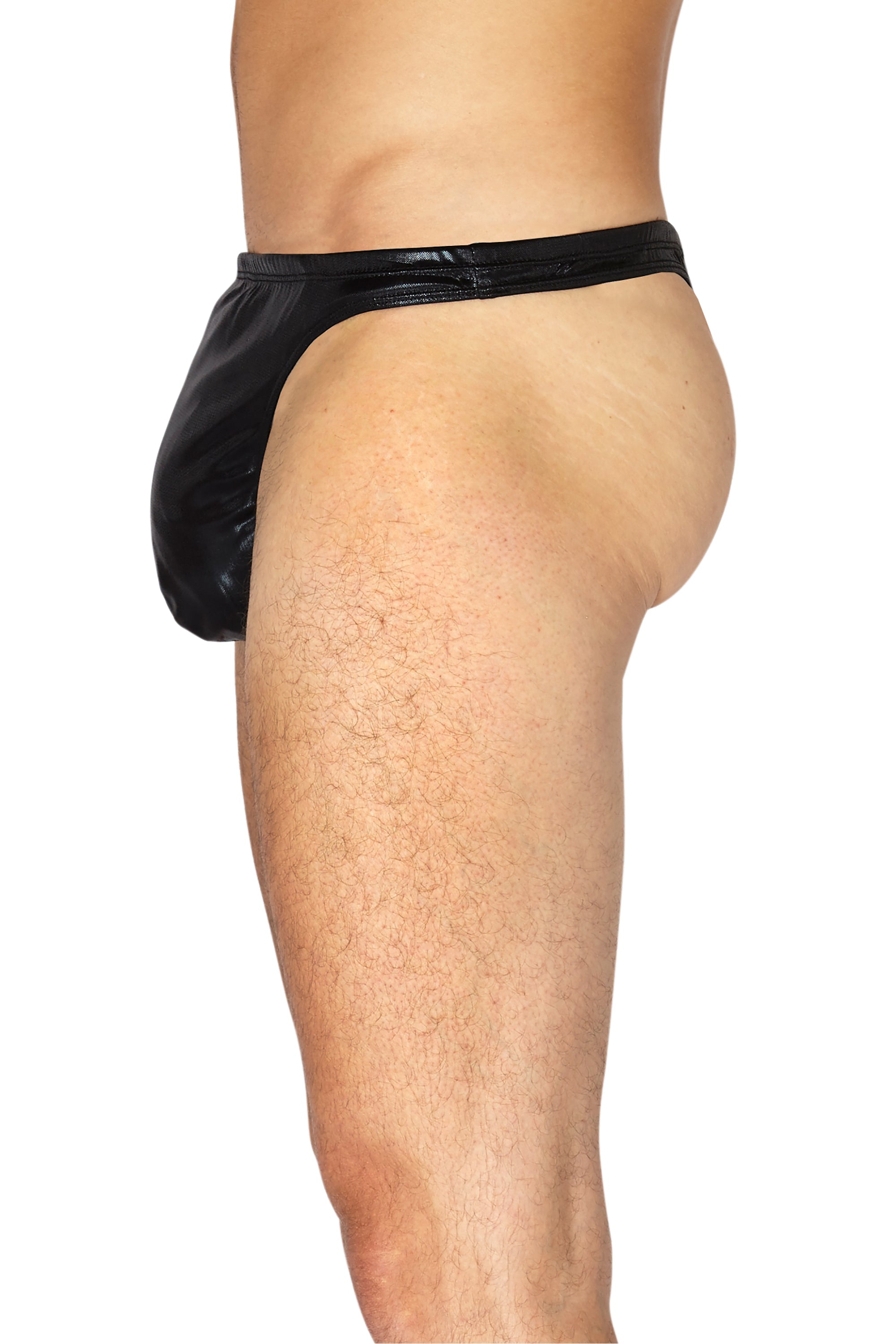 Intimo Mens Liquid Metallic Thong Underwear