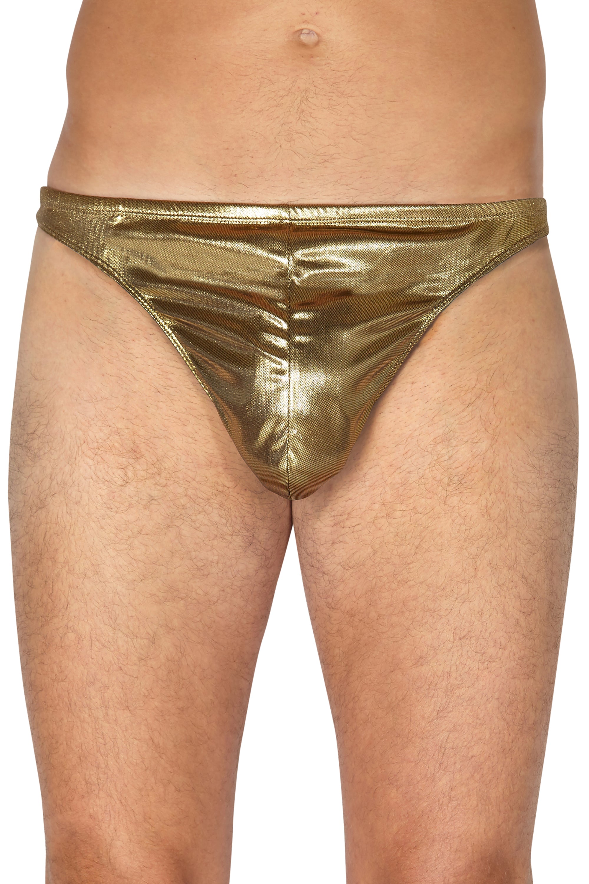 Intimo Mens Liquid Metallic Thong Underwear