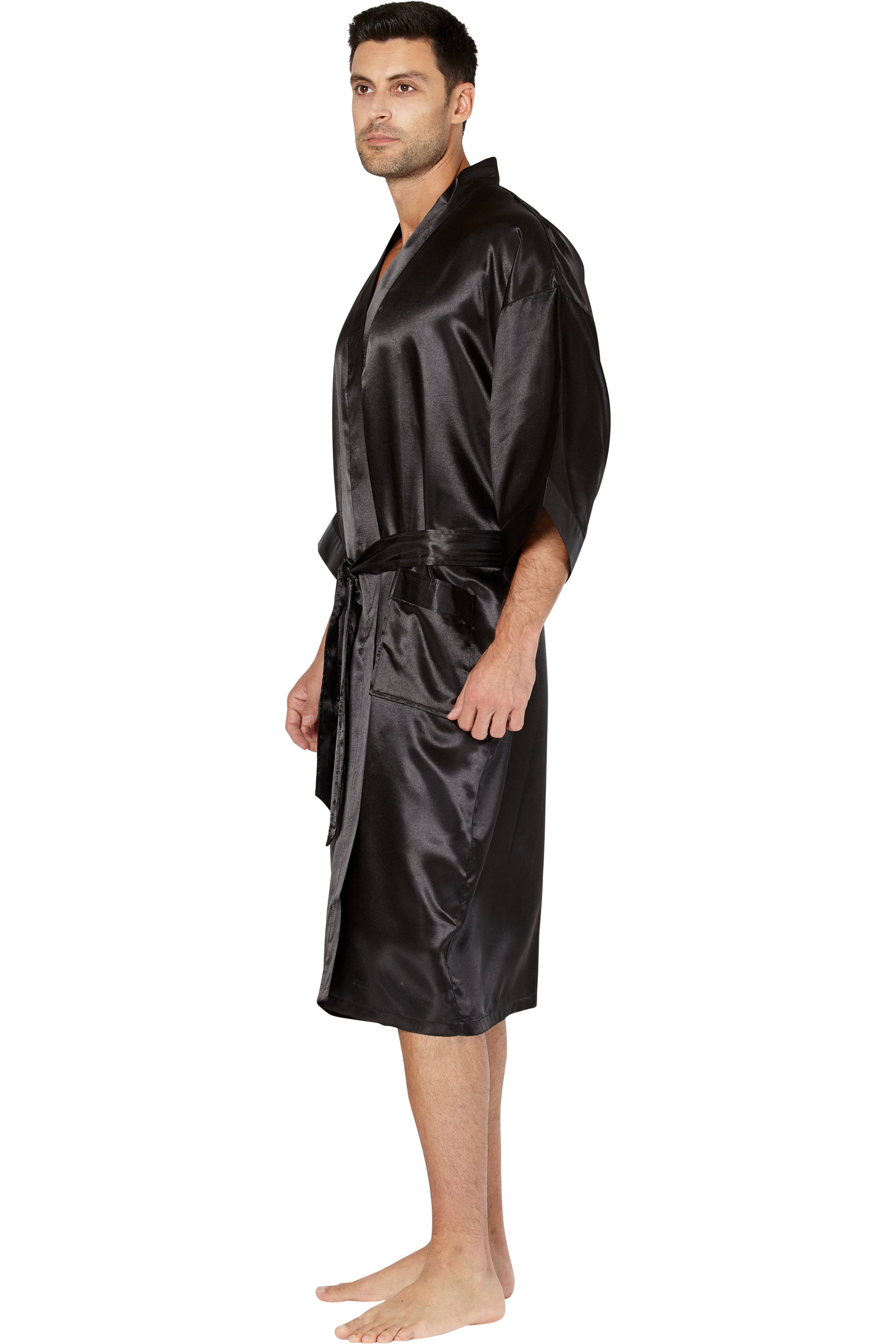 Intimo Mens Classic Satin Robe