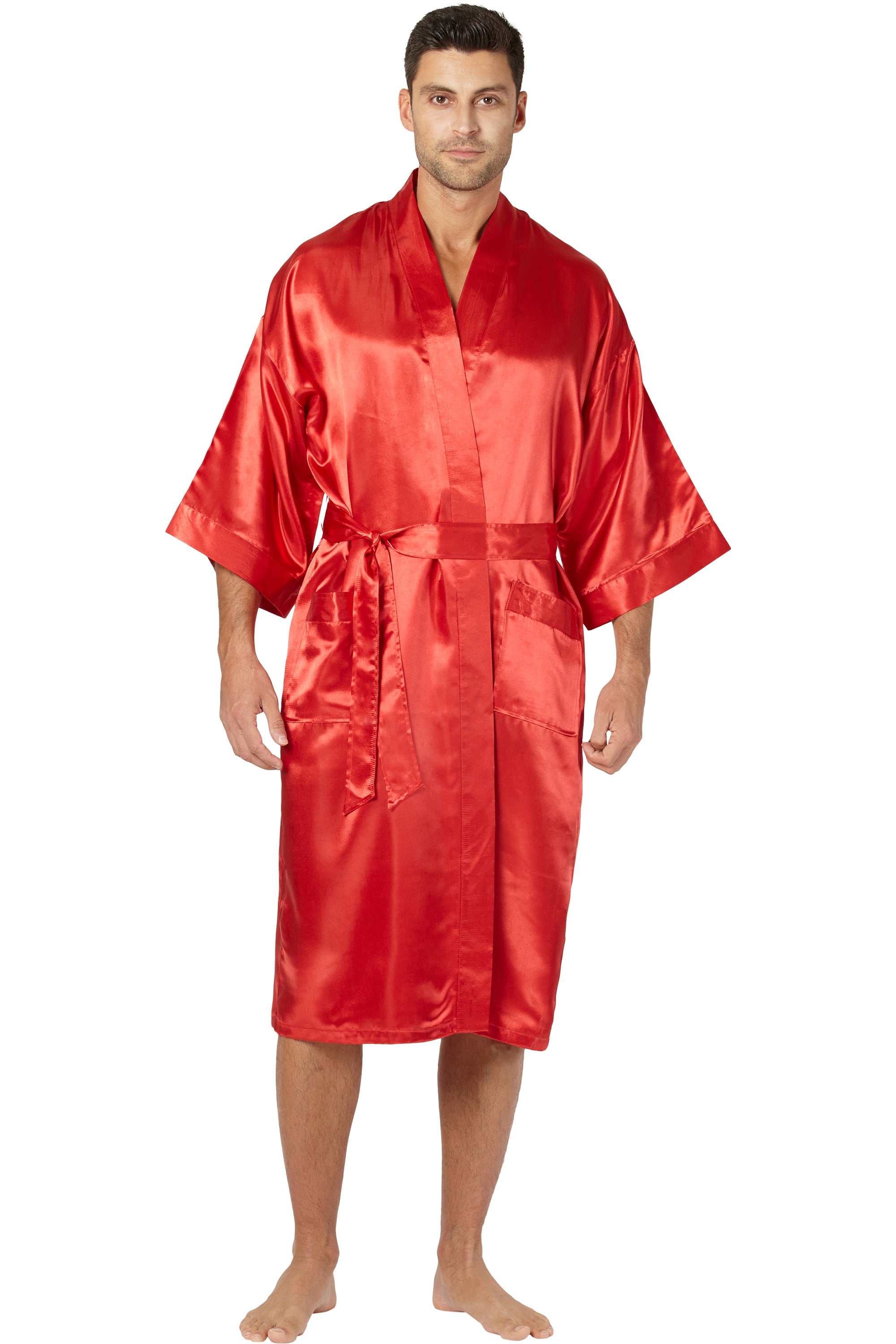 Intimo Mens Classic Satin Robe
