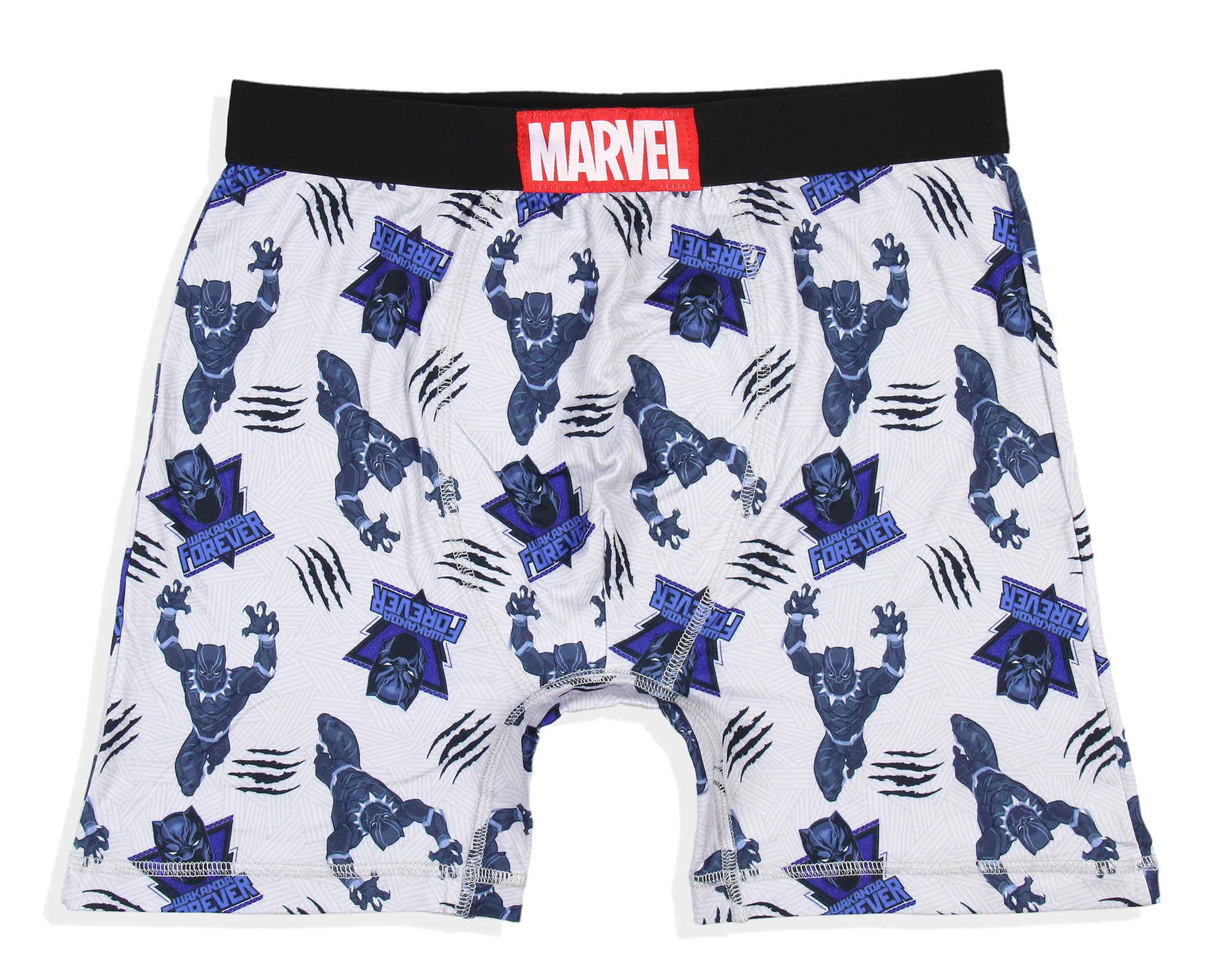 Marvel Mens' 2 Pack Black Panther Costume Boxers Underwear Boxer Briefs