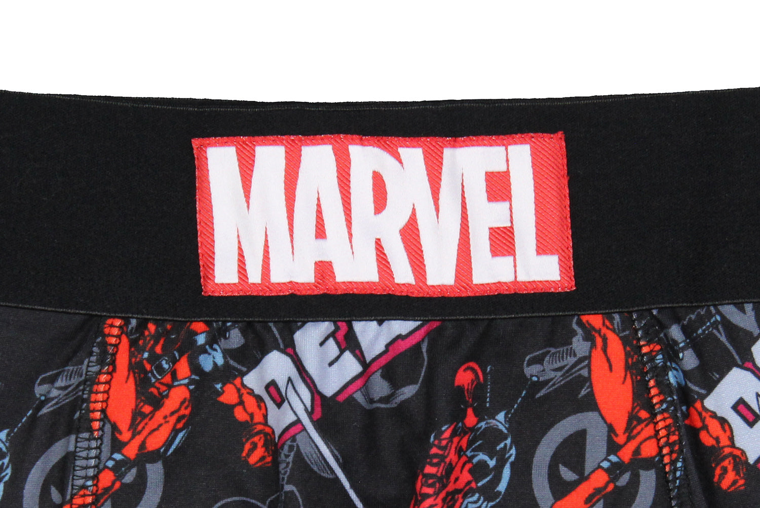 Marvel Comics Men's Deadpool Allover Tag-Free Boxers Underwear Boxer Briefs