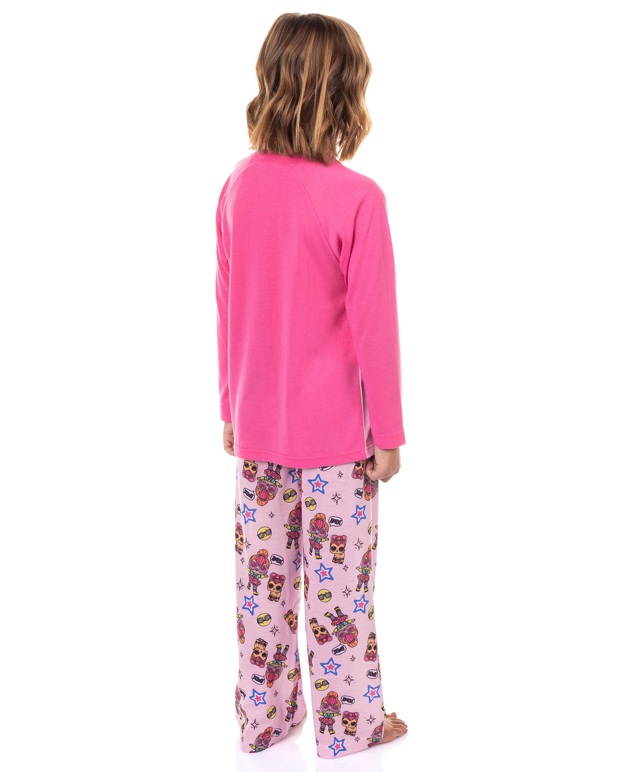 L.O.L. Surprise! Pajamas Girl's Adorbs Neon Q.T. Long Sleeve Sleep Set