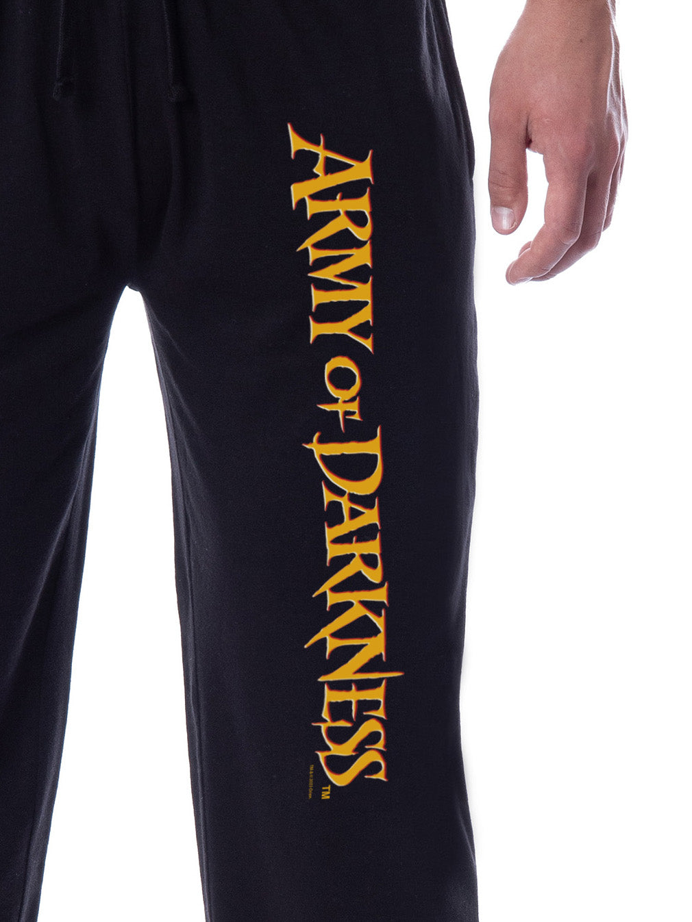 Army of Darkness Men's Film Movie Title Logo Sleep Jogger Pajama Pants
