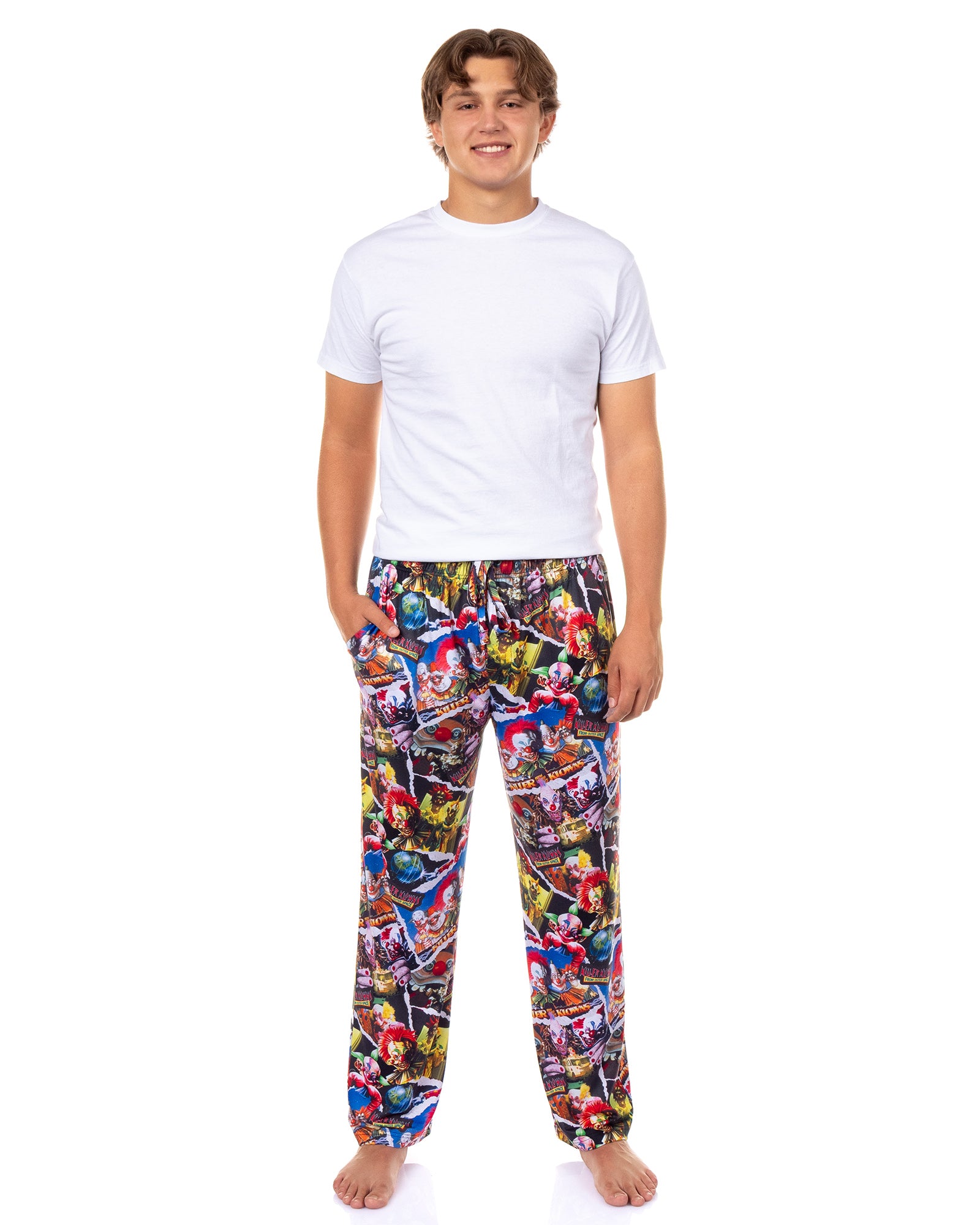 Killer Klowns from Outer Space Pajamas Men's Lounge Sleep PJ Pants