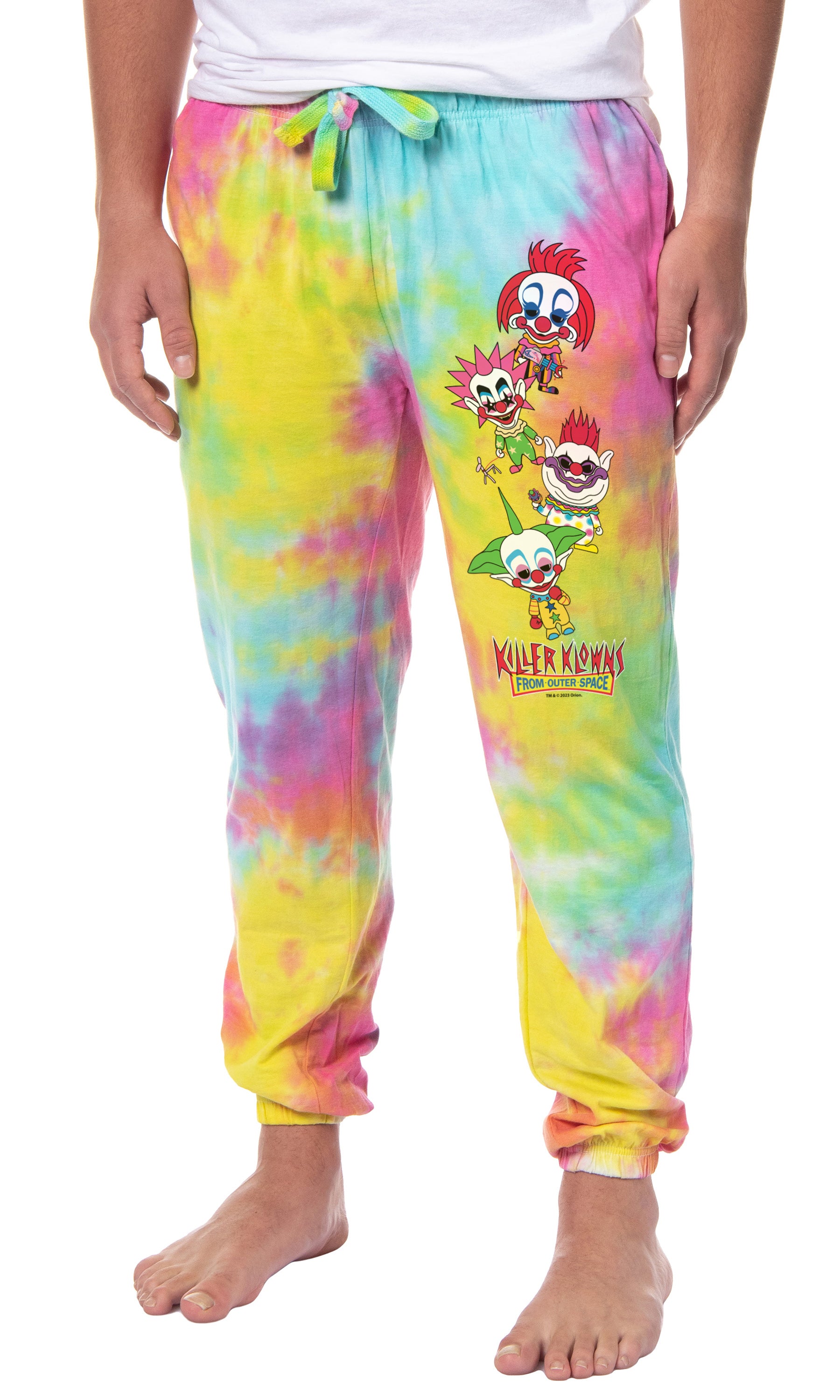Killer Klowns from Outer Space Movie Mens' Sleep Jogger Pajama Pants