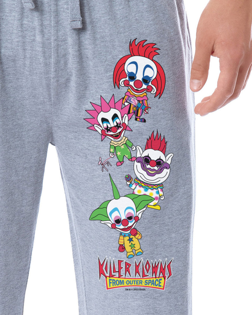 Killer Klowns from Outer Space Movie Mens' Chibi Sleep Jogger Pajama Pants