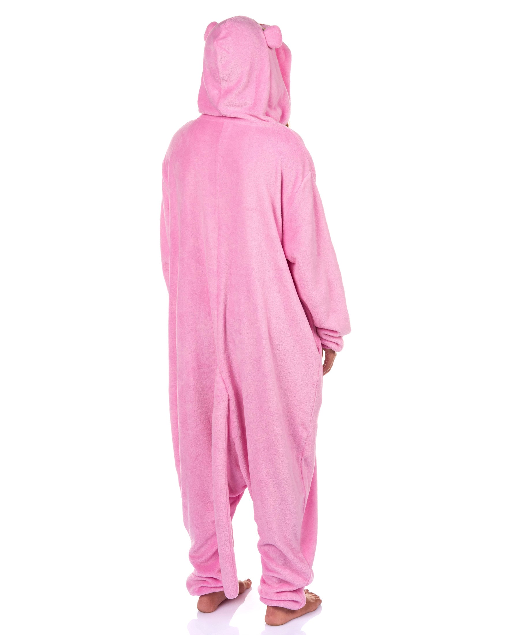 The Pink Panther Union Suit Adult Kigurumi Costume Fleece Pajama