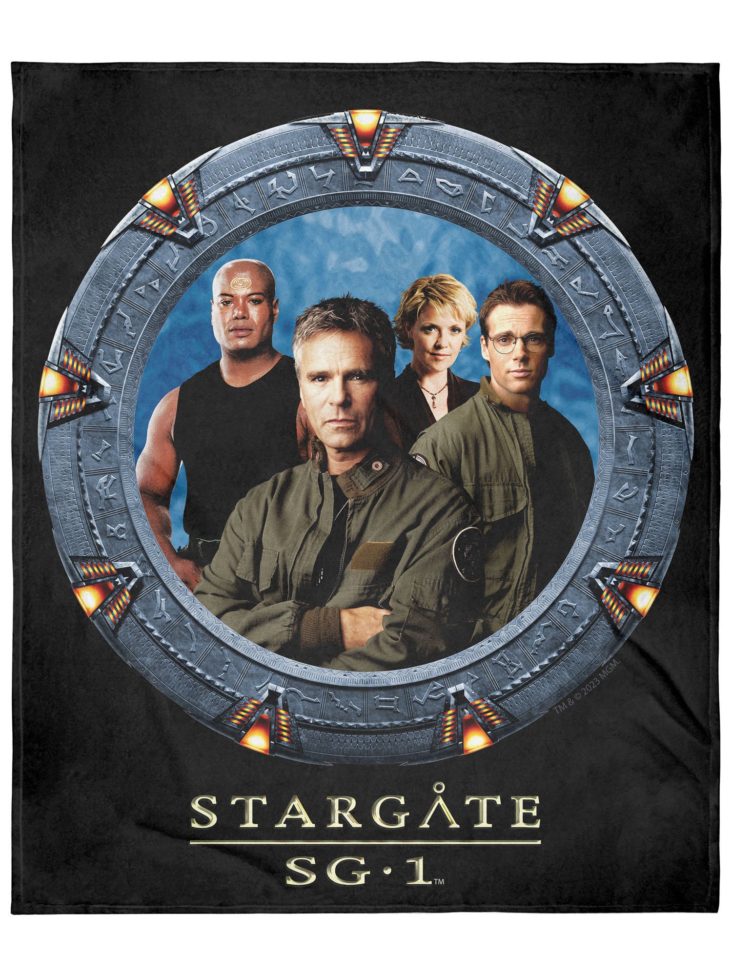 MGM Stargate SG-1 Super Soft And Cuddly Plush Fleece Throw Blanket