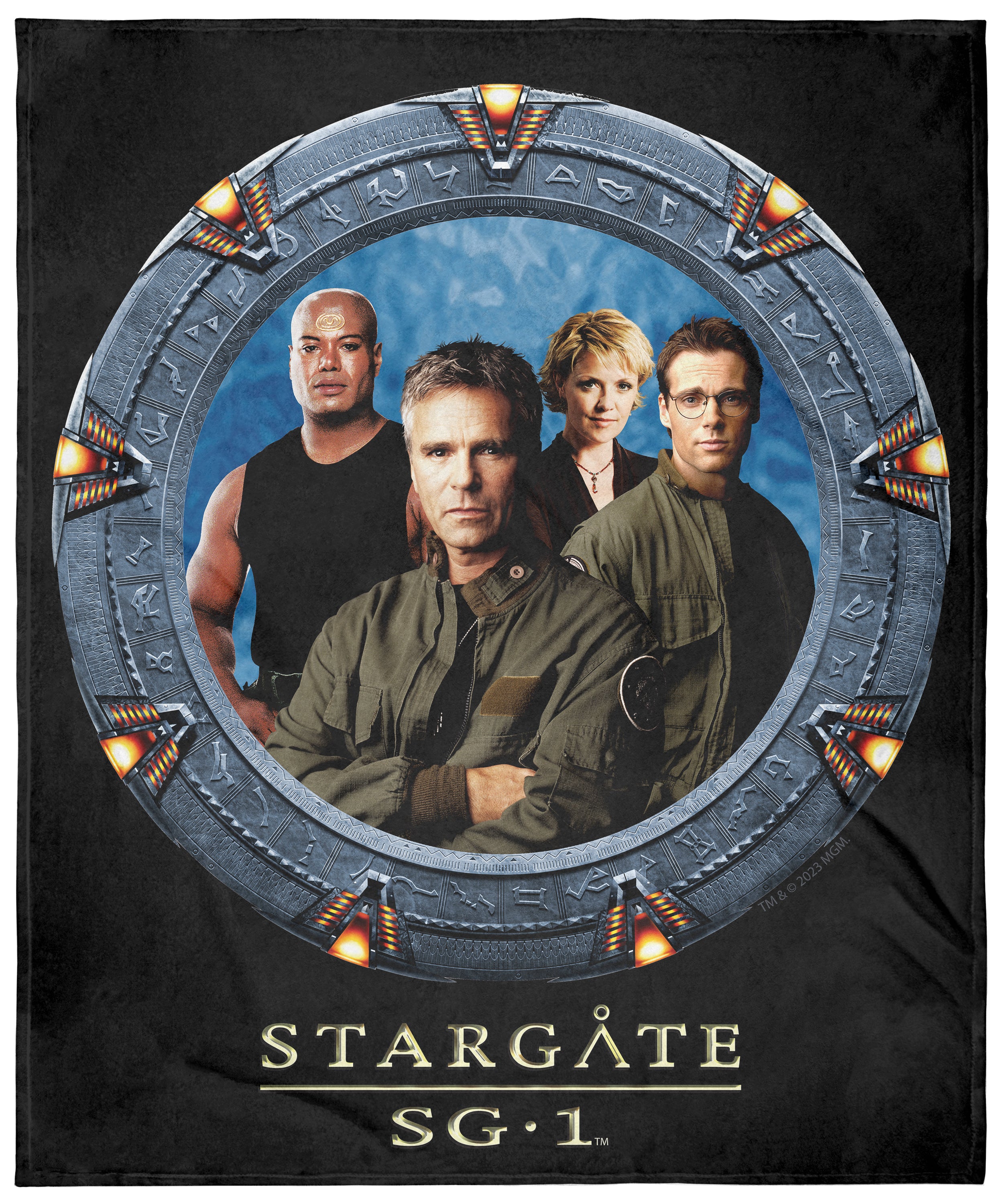 MGM Stargate SG-1 Super Soft And Cuddly Plush Fleece Throw Blanket
