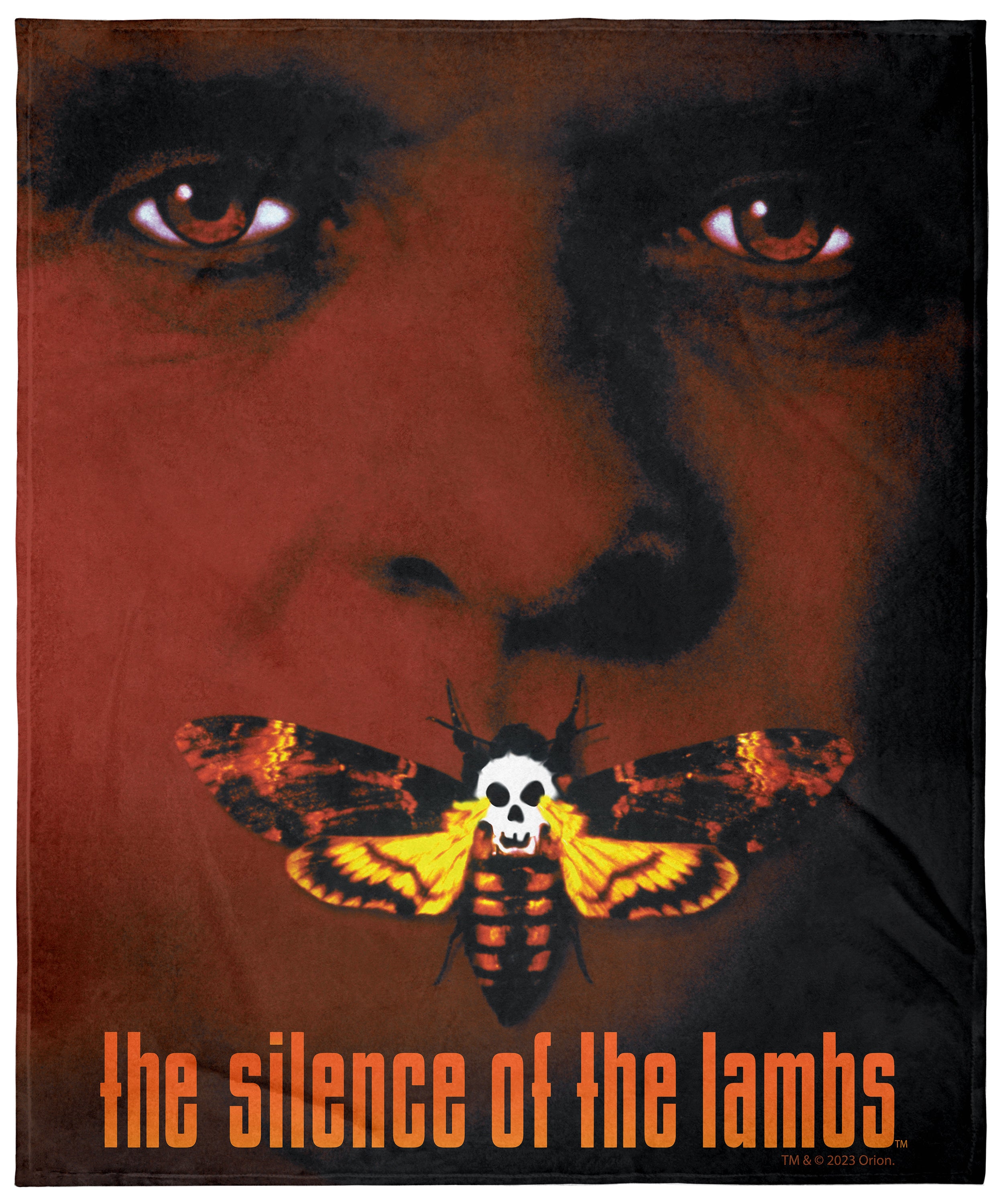 MGM The Silence of the Lambs Horror Super Soft And Cuddly Plush Fleece Throw Blanket