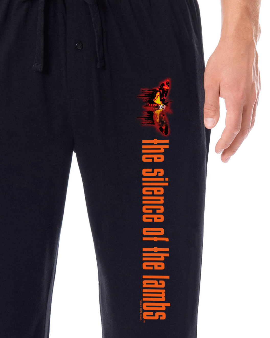 The Silence of the Lambs Mens' Movie Logo Halloween Sleep Pajama Pants