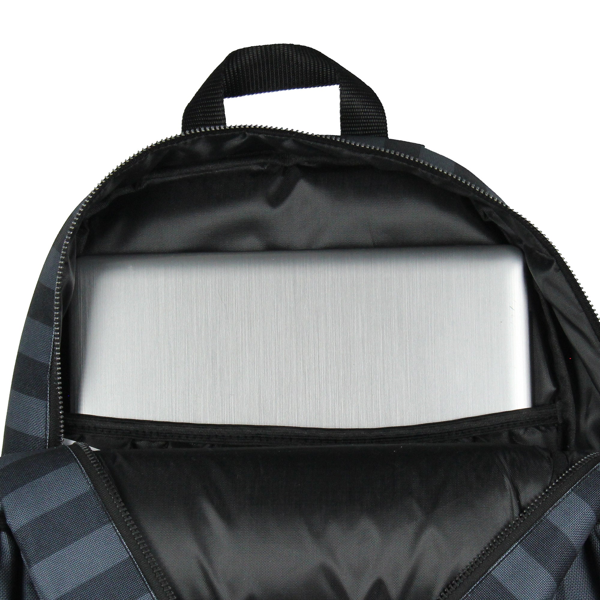 Wednesday Addams TV Show Portrait Striped School Backpack For Daily Use 16"