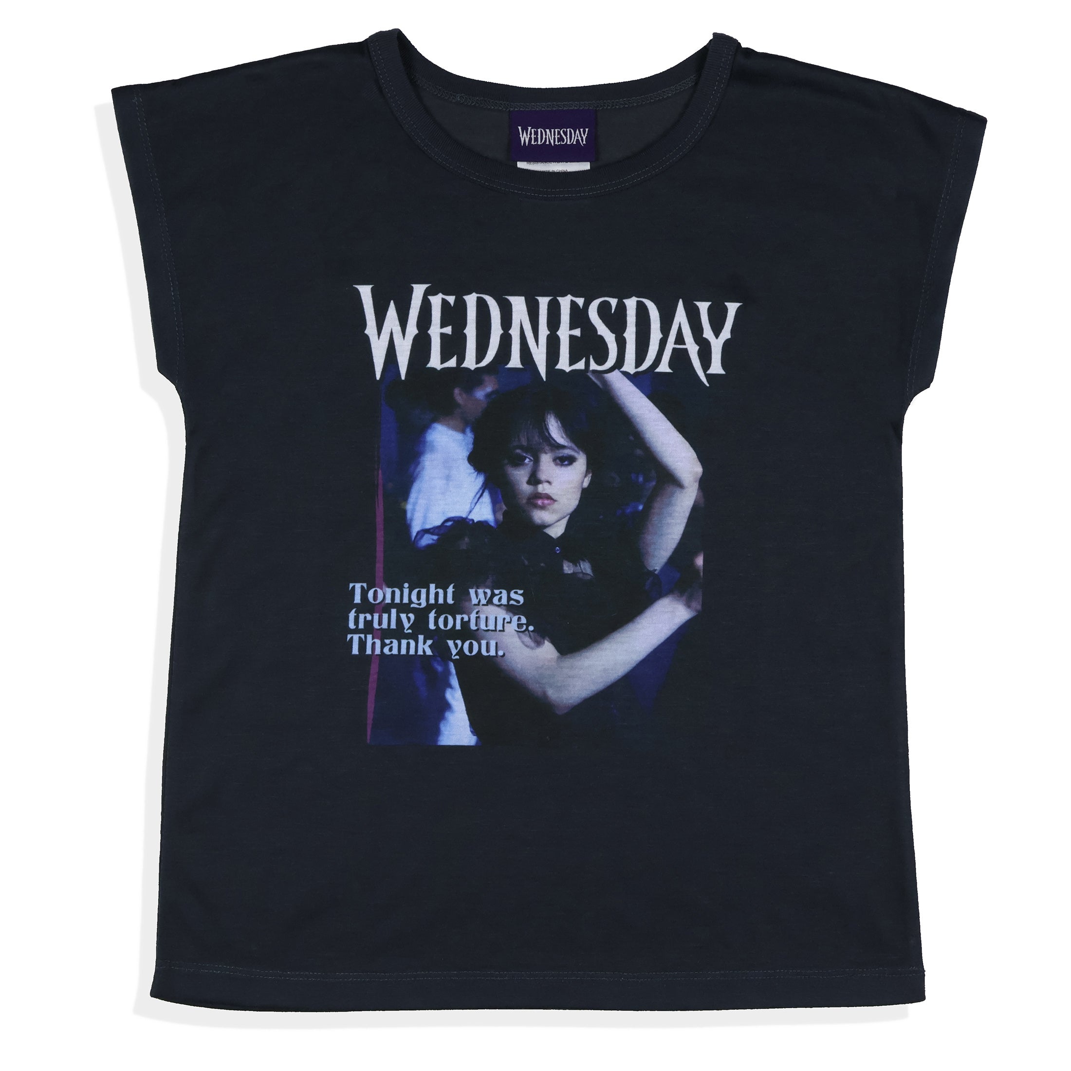 Addams Family Wednesday Girls' Pajamas Tonight Was Torture Sleep Set