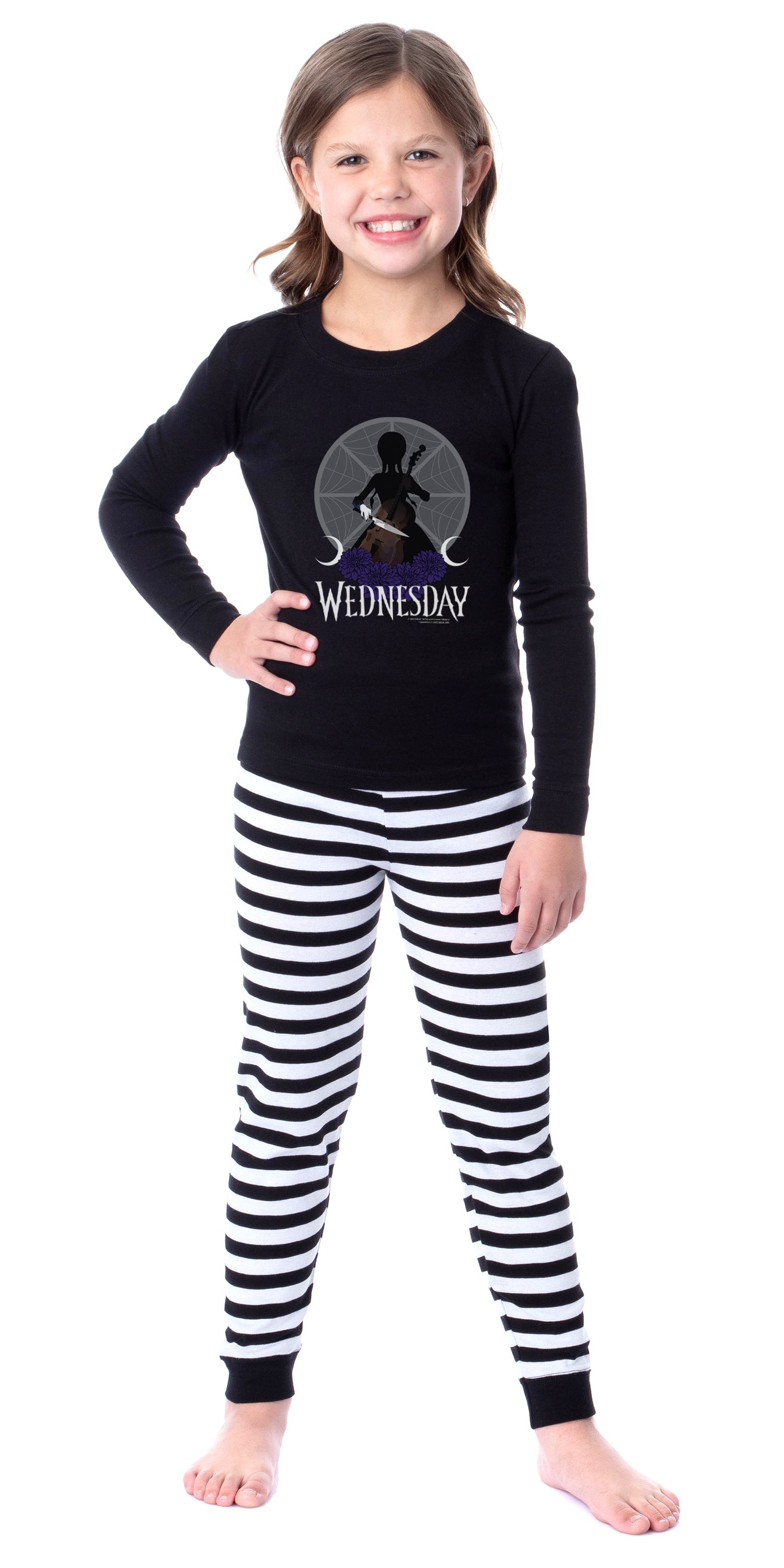 The Addams Family Wednesday Family 2 Piece Unisex Sleep Pajama Set