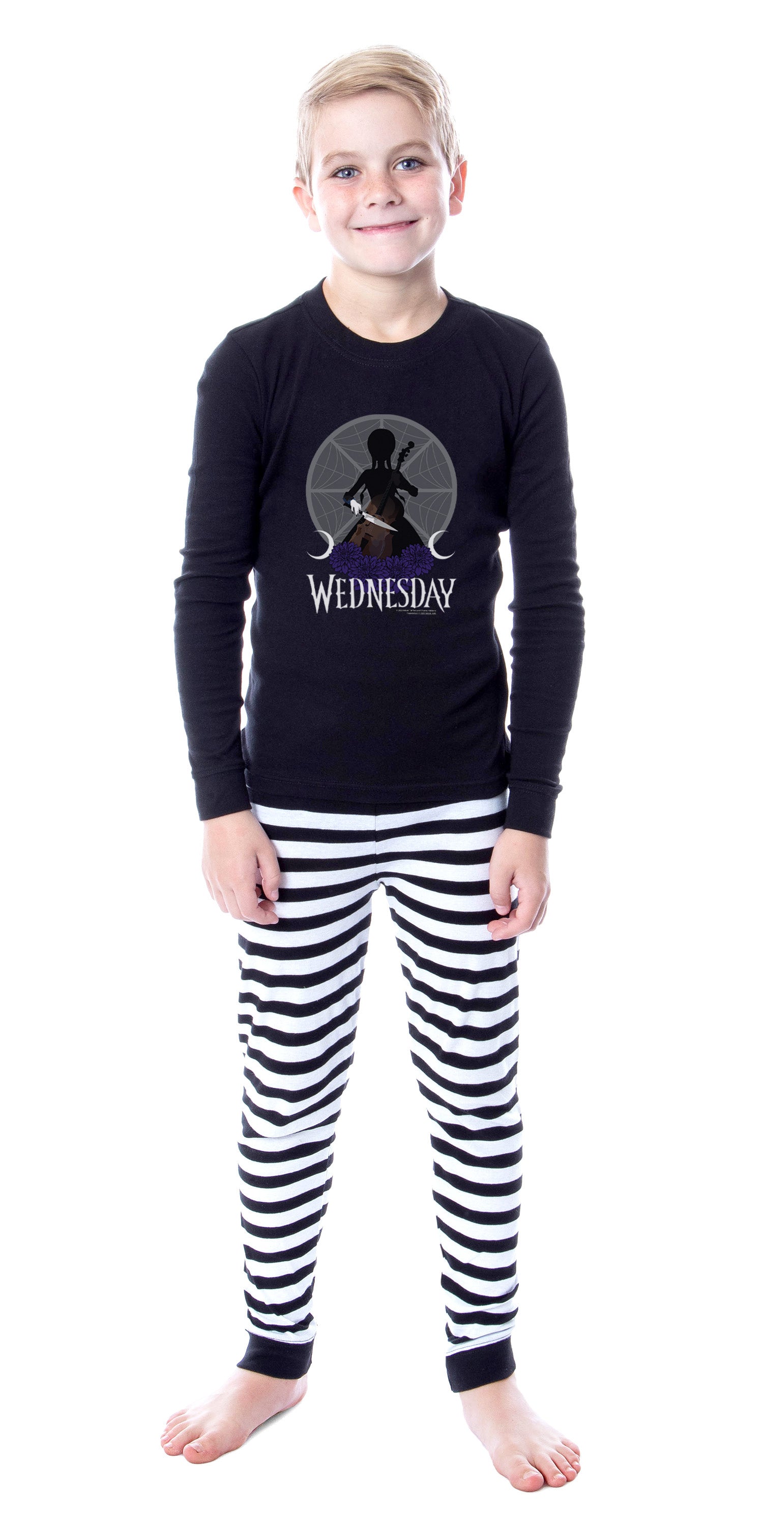 The Addams Family Wednesday Family 2 Piece Unisex Sleep Pajama Set