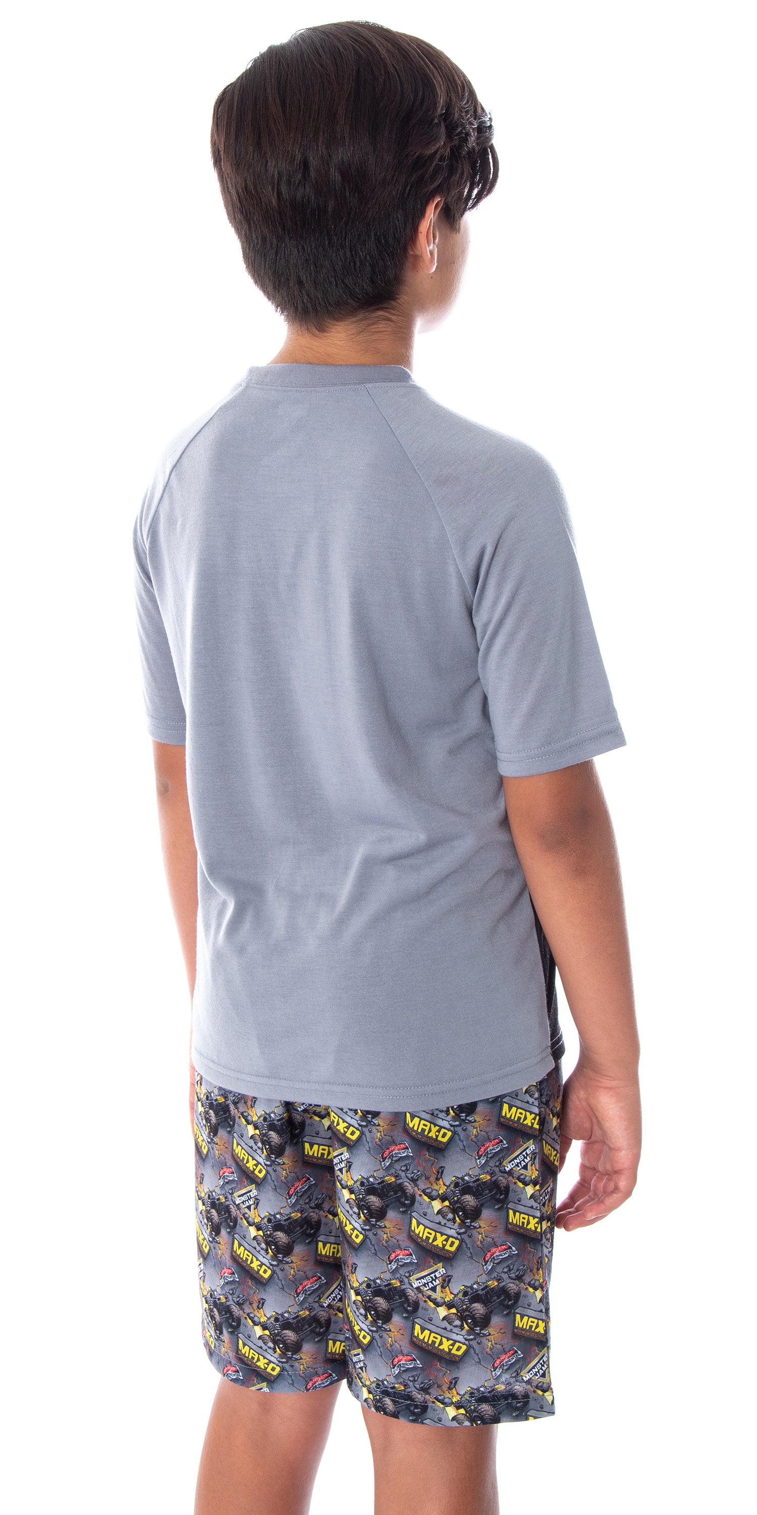 Monster Jam Boys' MAX-D Monster Truck 2 PC Shirt And Shorts Pajama Set