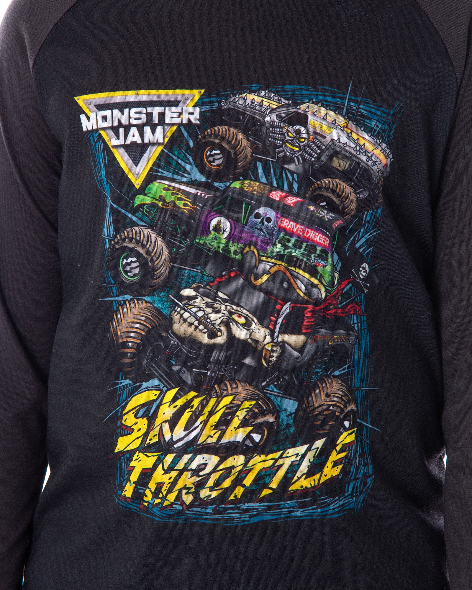 Monster Truck Boys' Skull Throttle Monster Jam Pajama Set