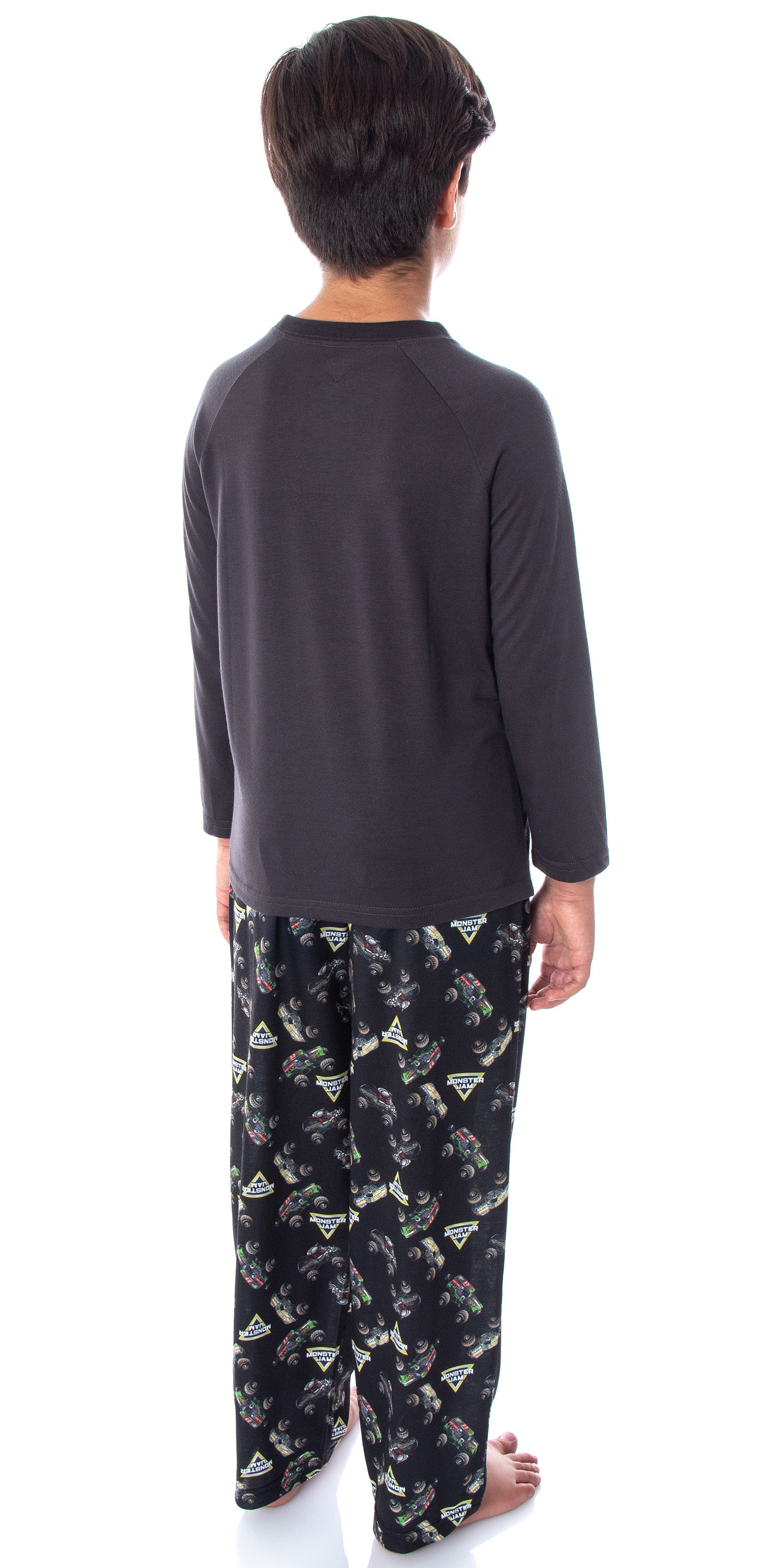 Monster Truck Boys' Skull Throttle Monster Jam Pajama Set