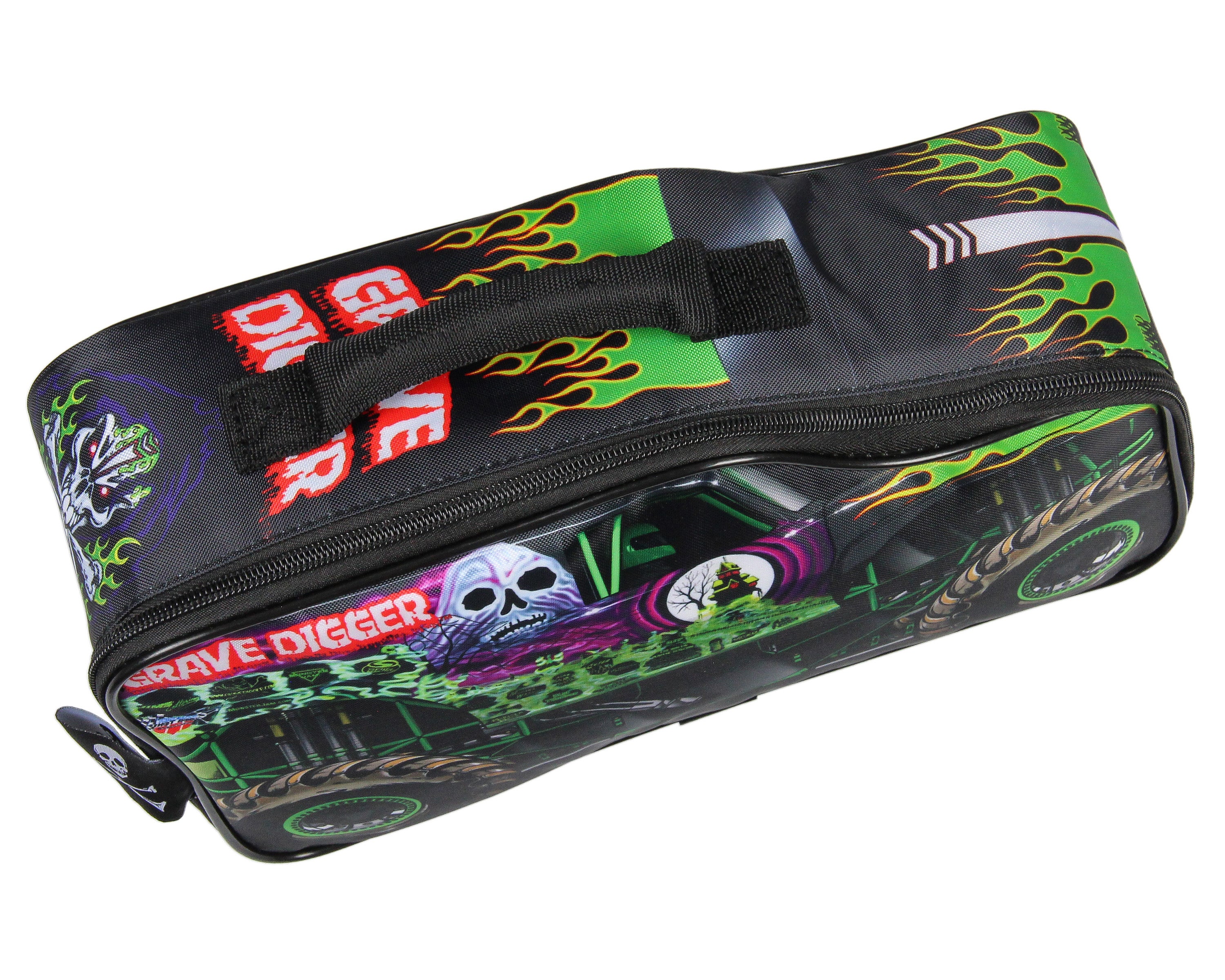 Monster Jam Grave Digger Truck Shaped Insulated Big Large Work Lunch Box Bag